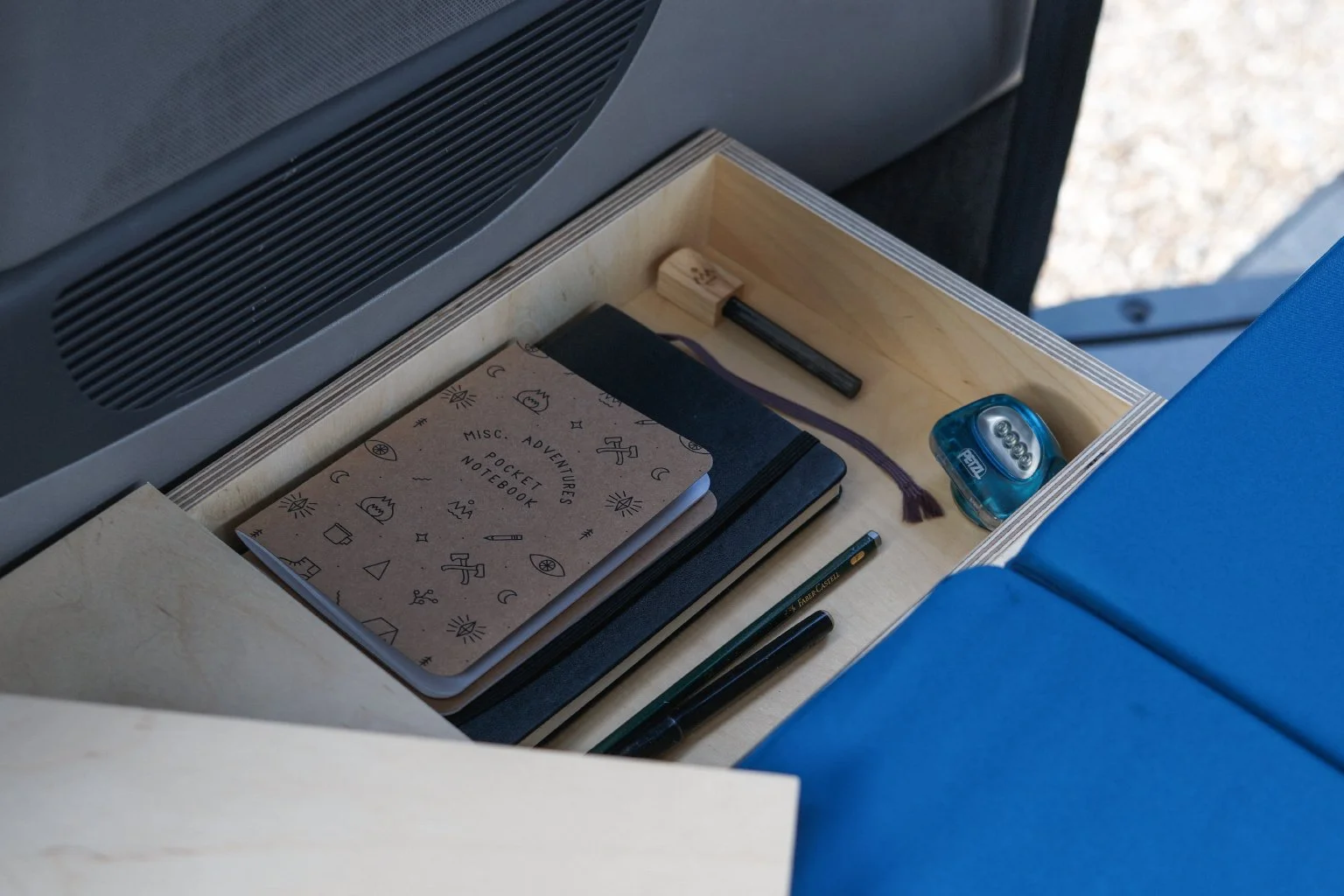  Bedside storage for small items 