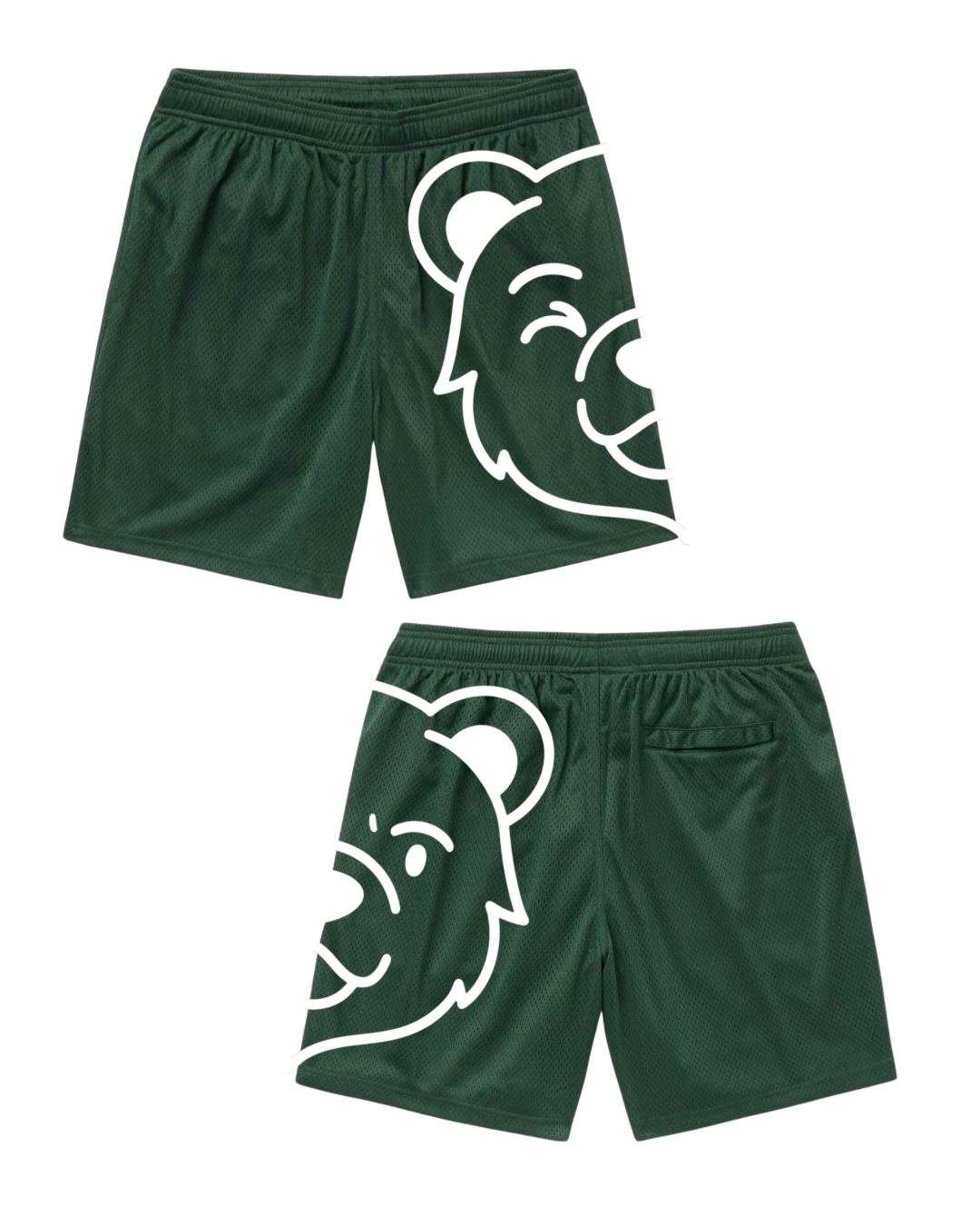 Bear Smile Mesh Shorts