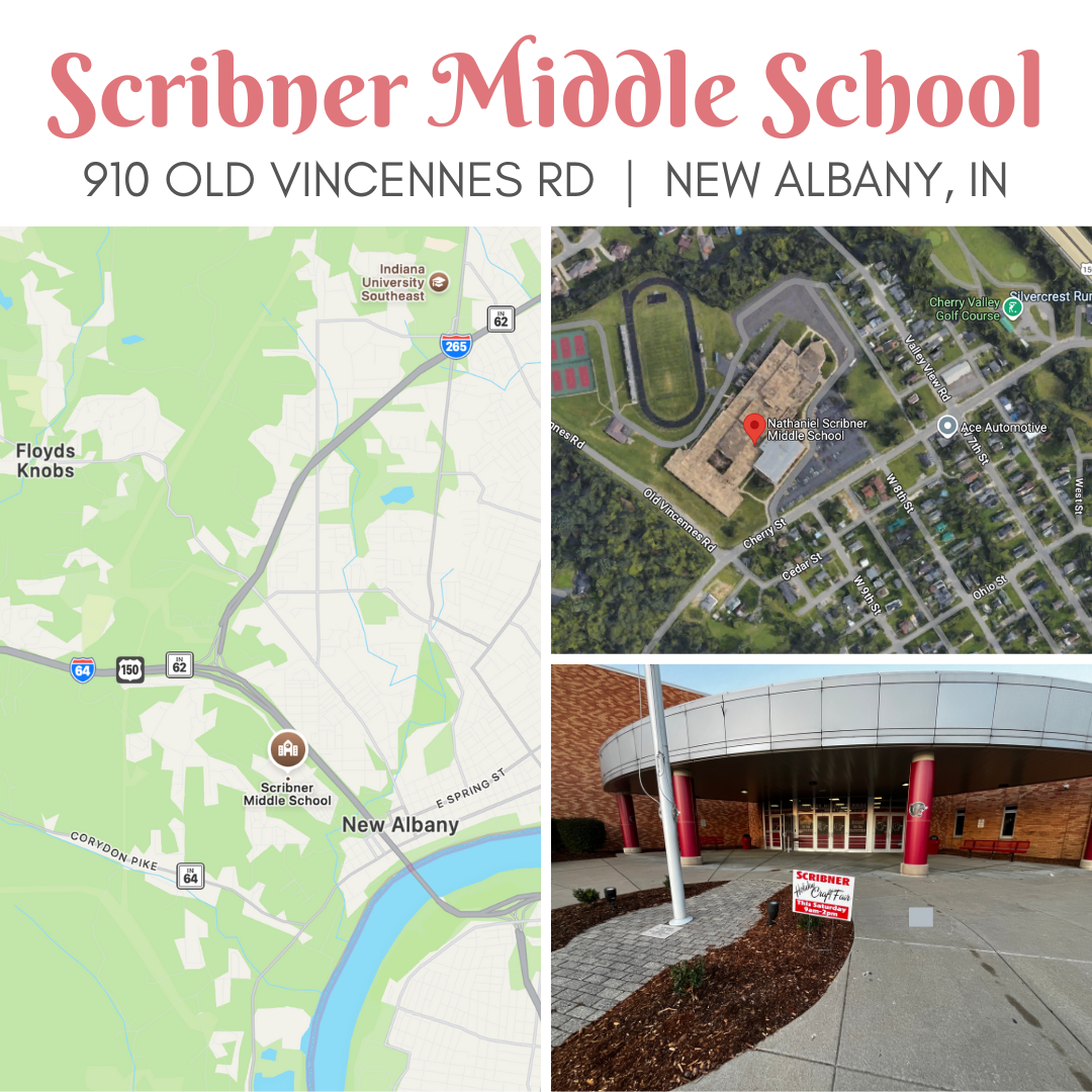 Scribner Middle Holiday Craft Fair Map