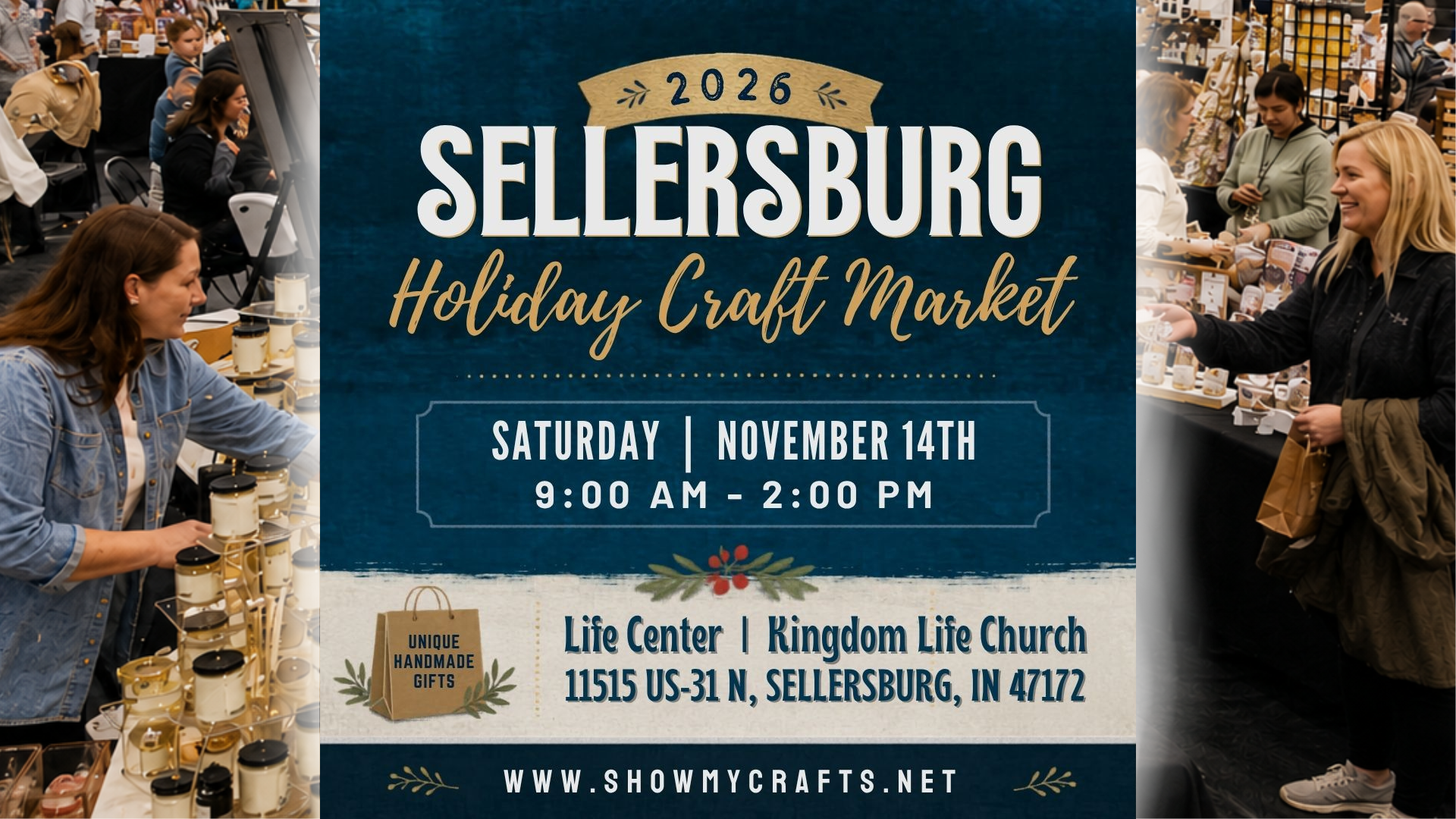 Sellersburg Holiday Craft Market November 14, 2026