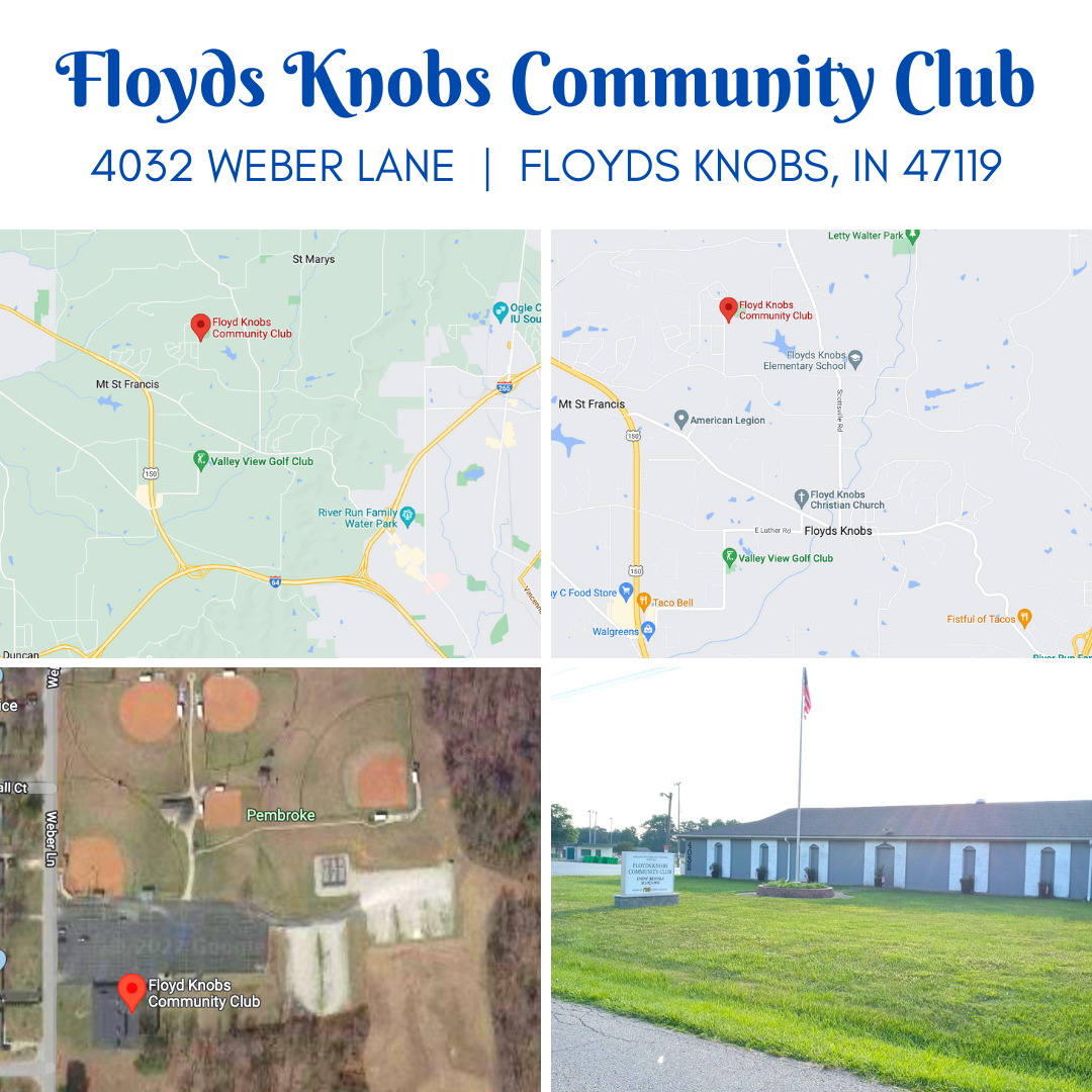 Floyds Knobs Craft Market Map
