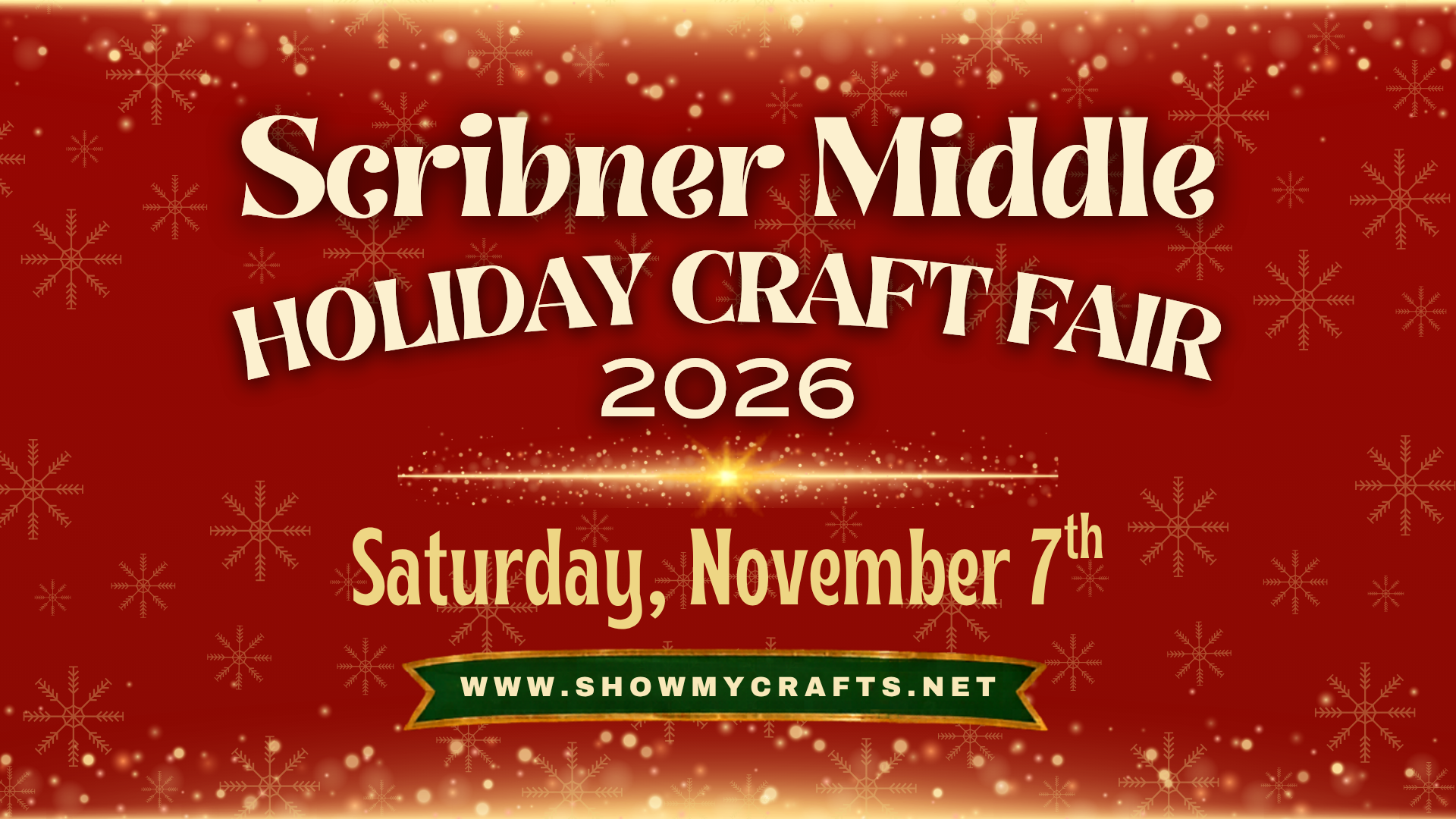 Scribner Middle Holiday Craft Fair - November 7, 2026