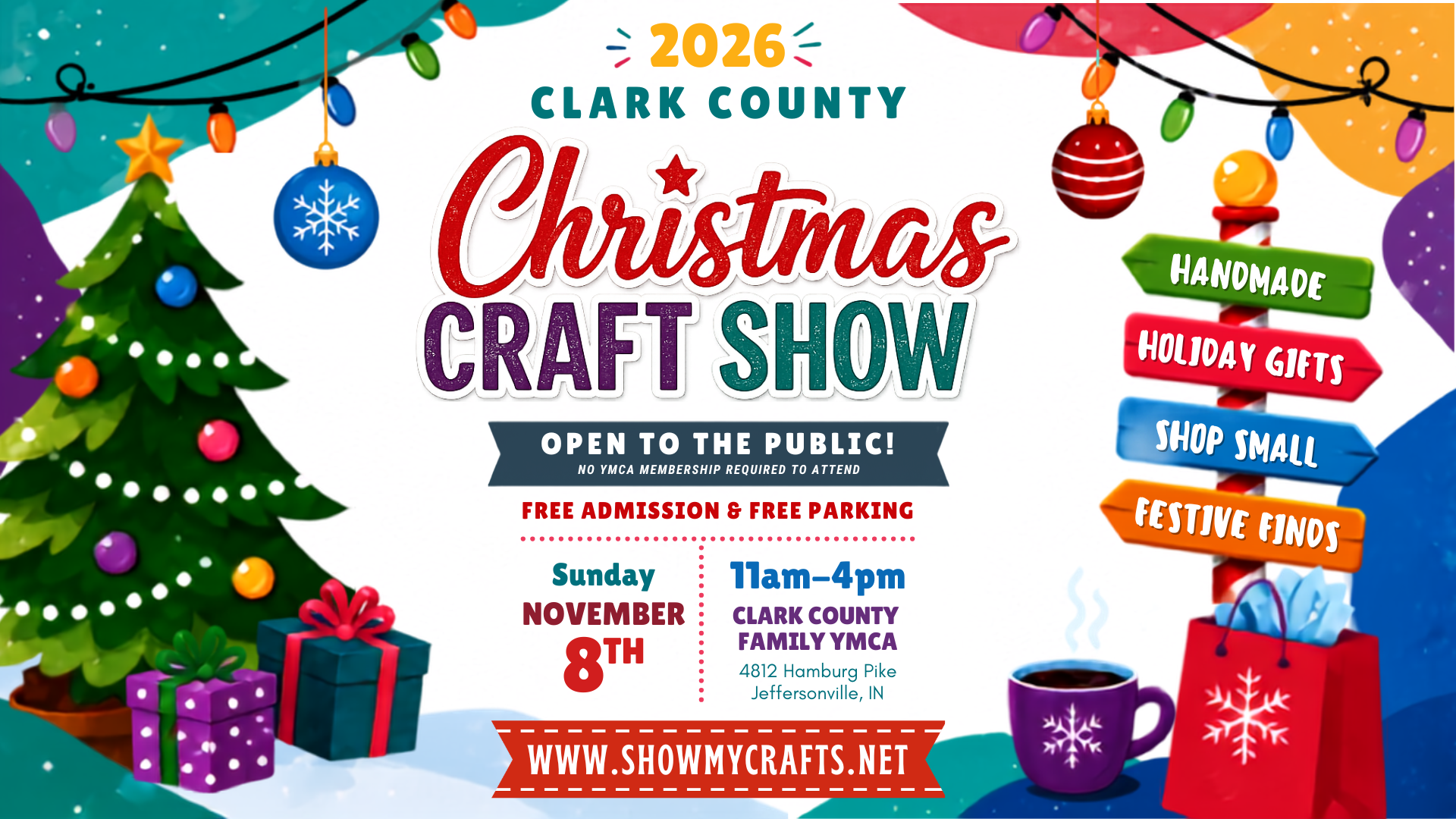 Clark County Christmas Craft Show 2026 Cover