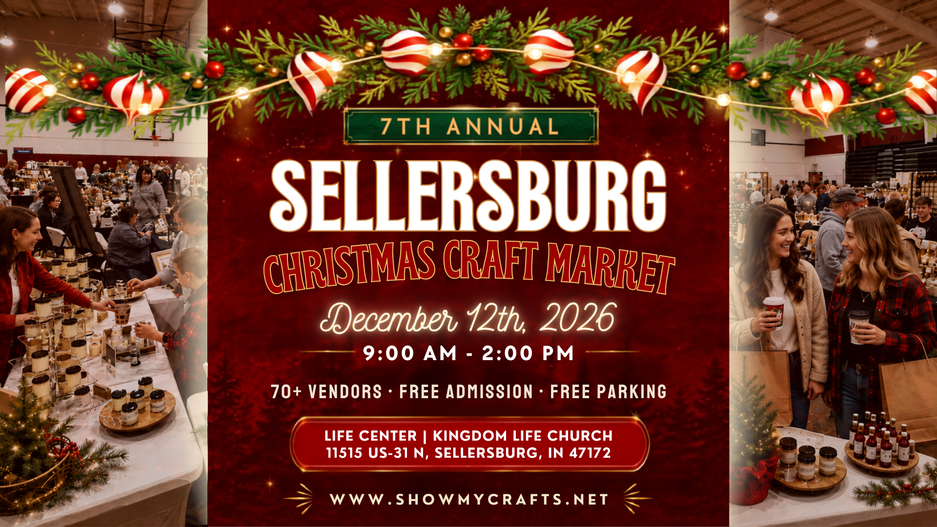 Sellersburg Christmas Craft Market - December 12, 2026