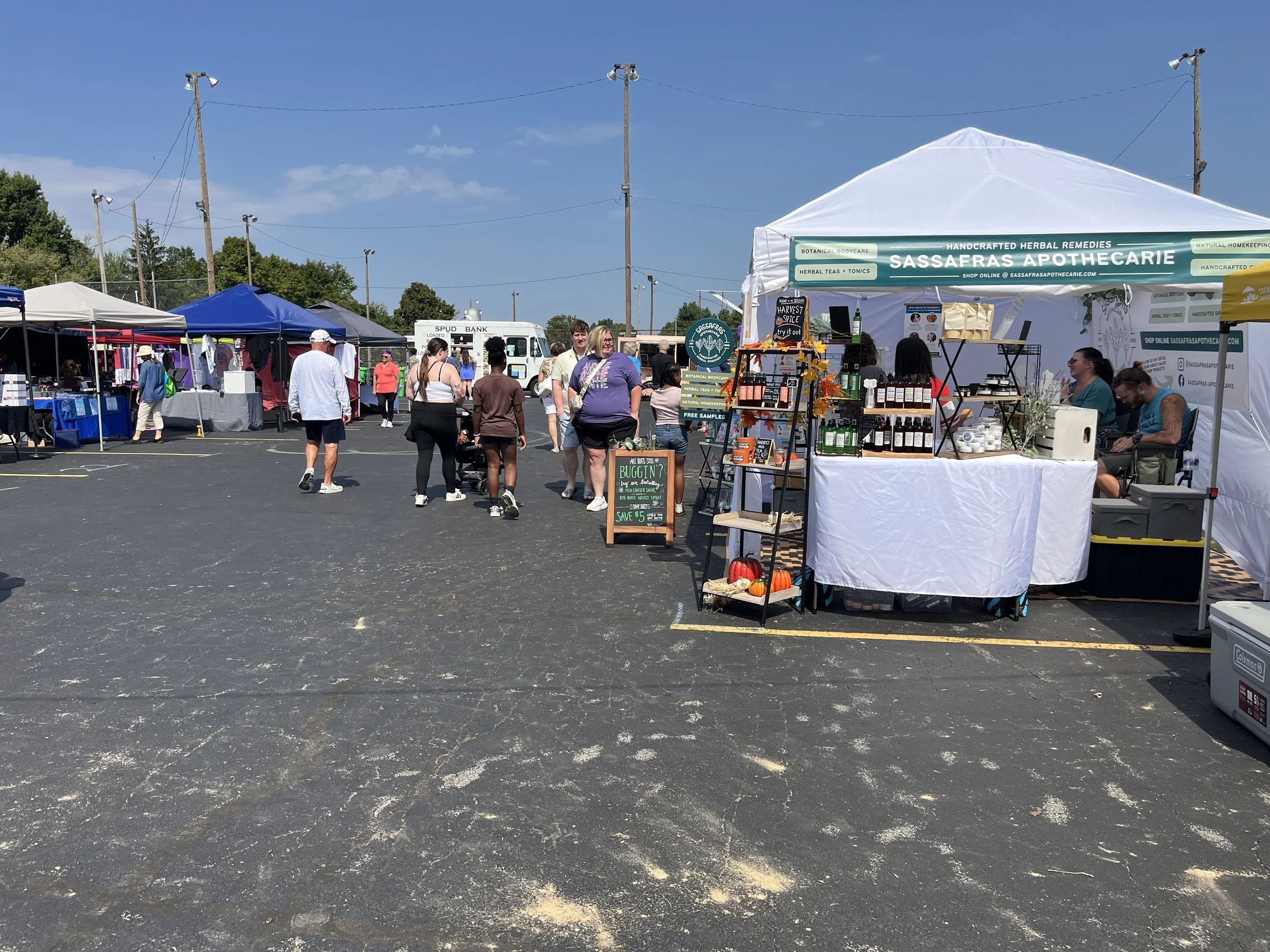Floyds Knobs Craft Market Outside Vendor Booths