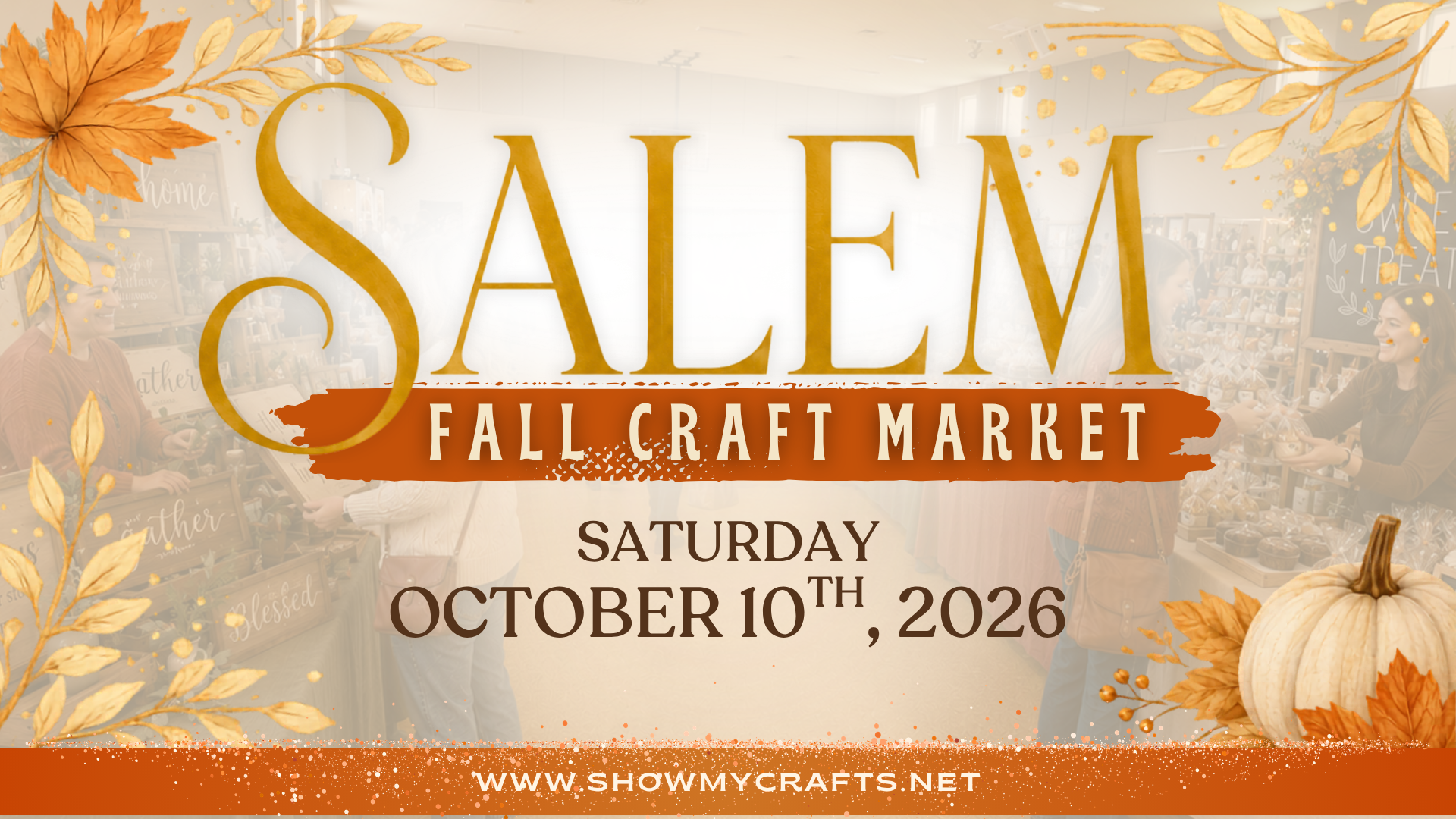 Salem Fall Craft Market October 10, 2026