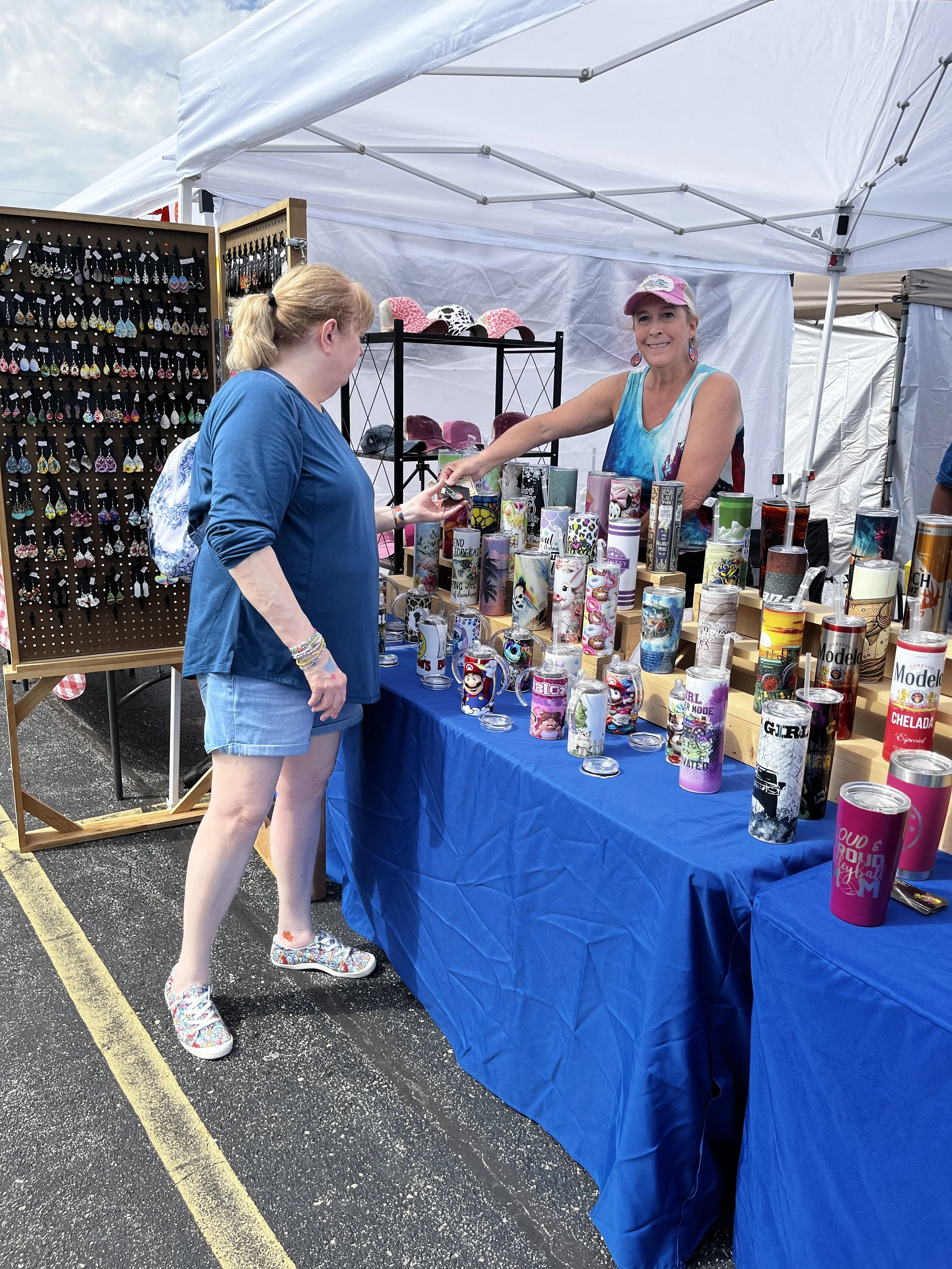 Floyds Knobs Craft Market Outside Vendor Booth