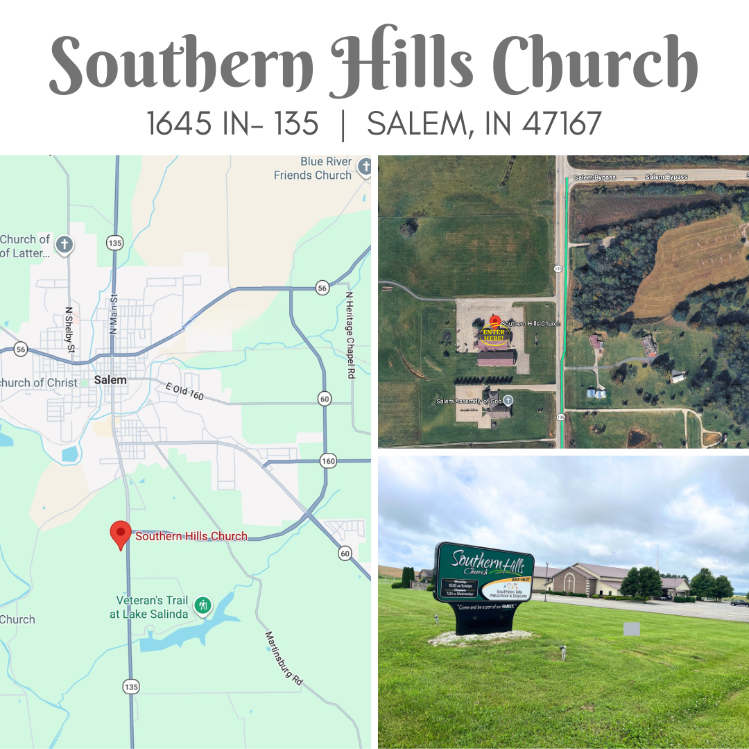 Southern Hills Church Venue Map Graphic