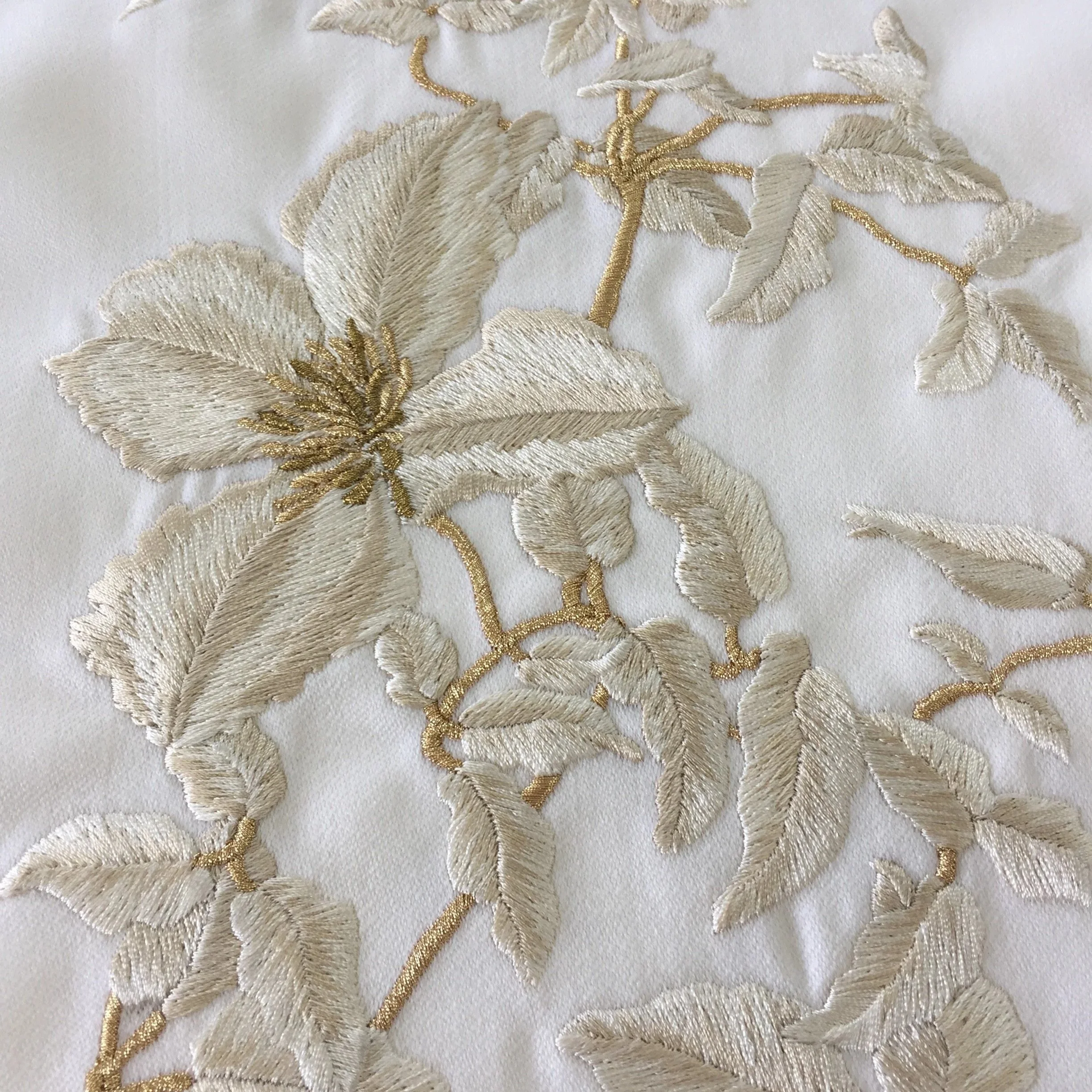 Bespoke Clematis_Victoria Bain Embroidered Textiles