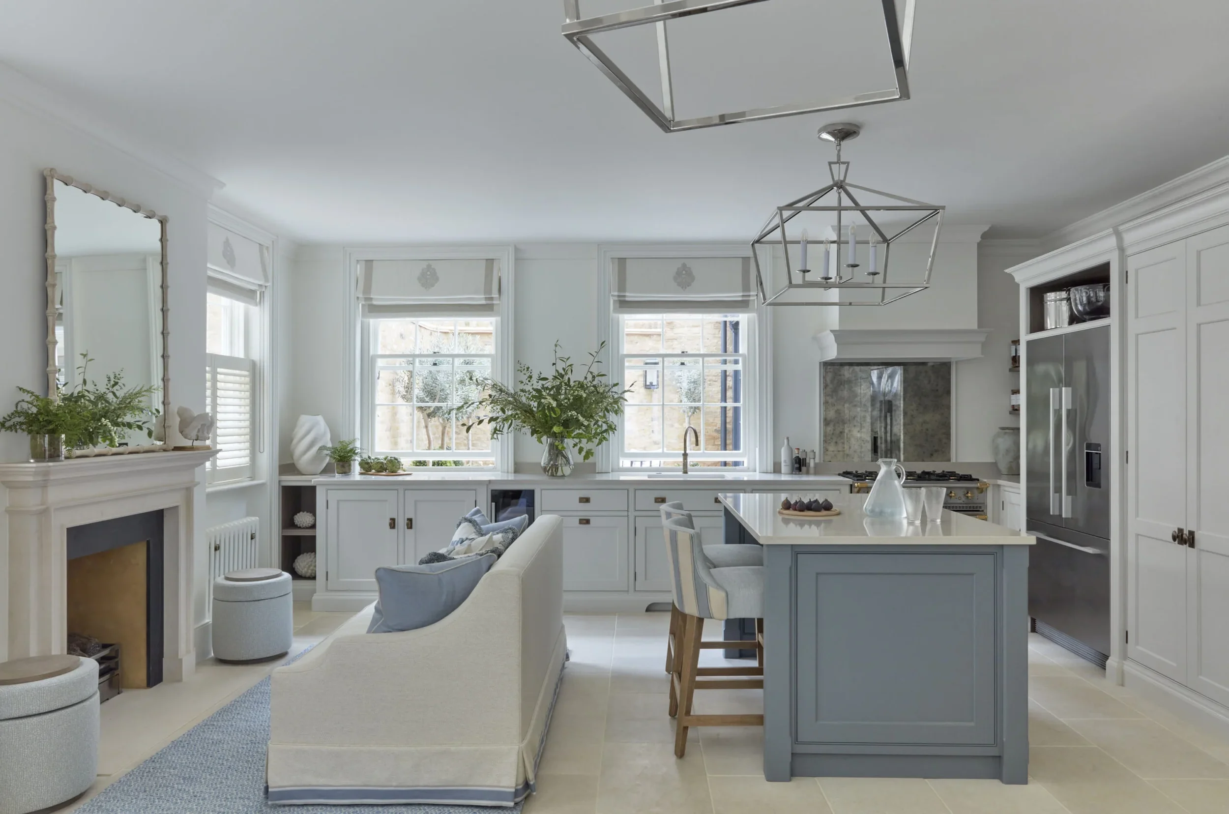 South Kensington Project_Kitchen blinds Courtesy of Katharine Pooley Designs.webp