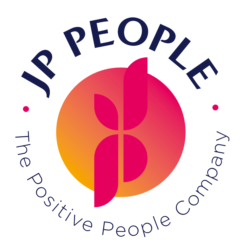 A colorful logo with the words 'Join the Movement / The People's Conference' encircling a stylized pink and orange circular design with abstract shapes.