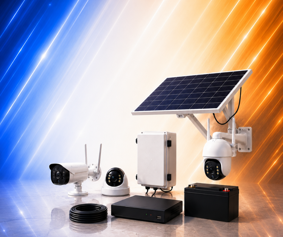 กล้องวงจรปิดระบบโซล่าเซลล์ (Solar-Powered CCTV Camera Systems)