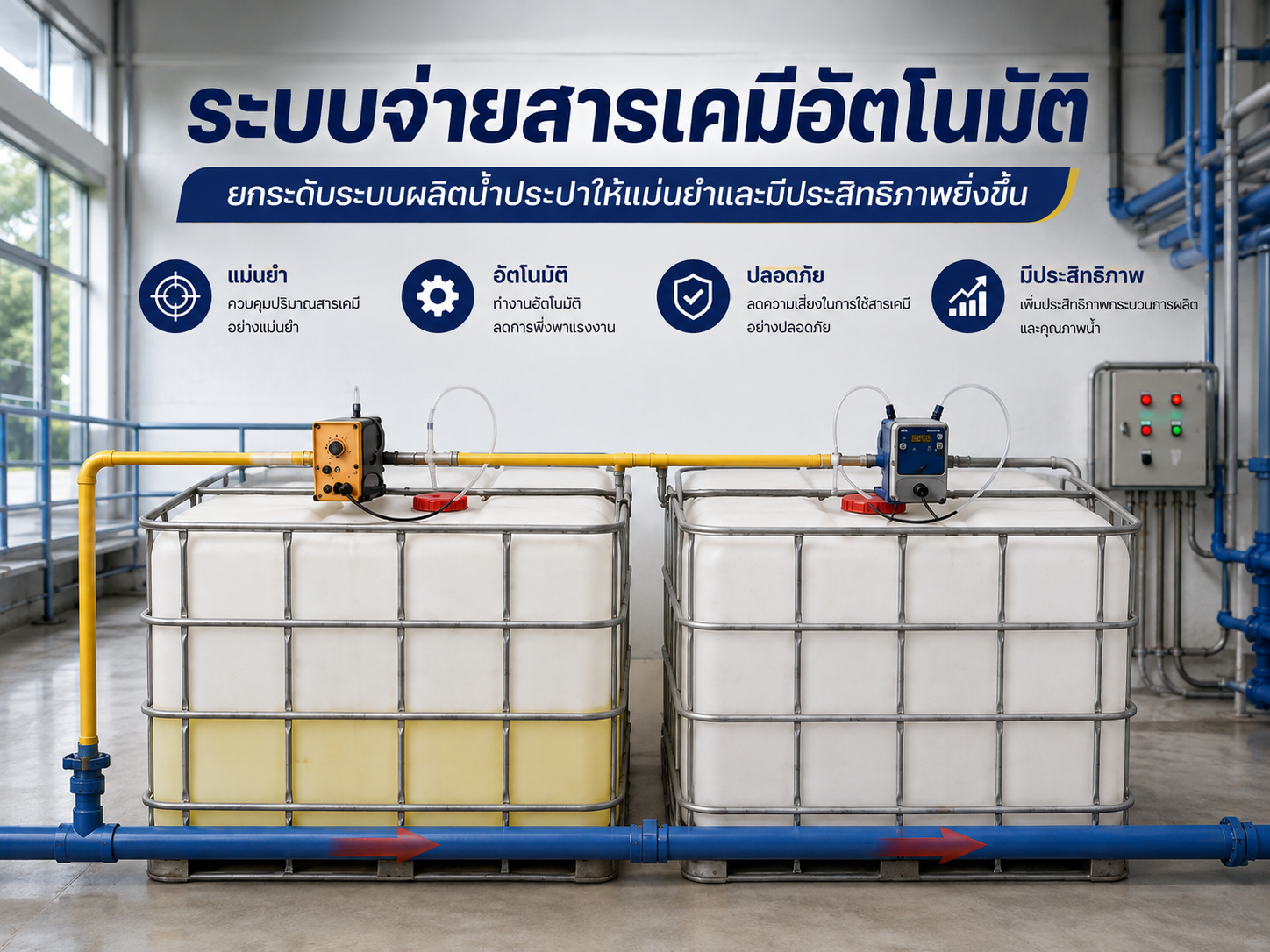 ระบบจ่ายสารเคมีอัตโนมัติ