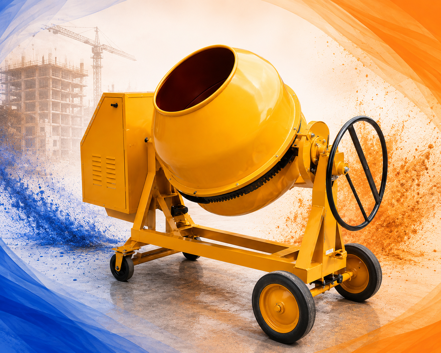 เครื่องผสมคอนกรีต (Concrete Mixer)