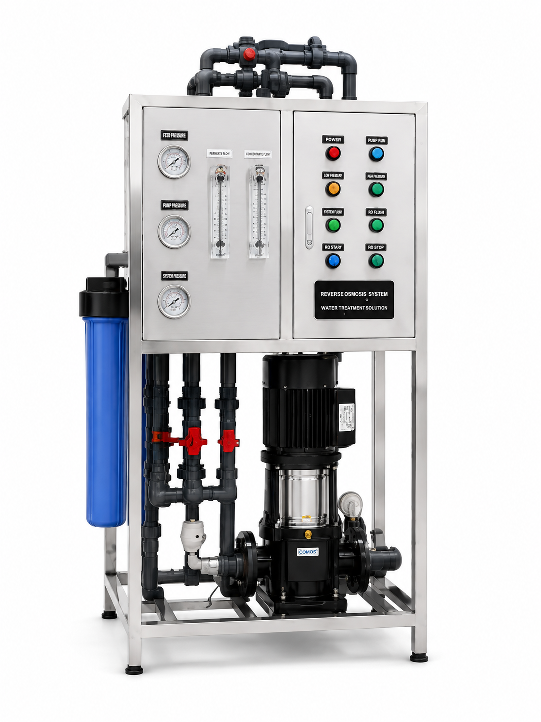 ระบบผลิตน้ำดื่ม RO ขนาด 4,800 ลิตร/วัน (4,800 liters/day Clean Drinking Water Production System)