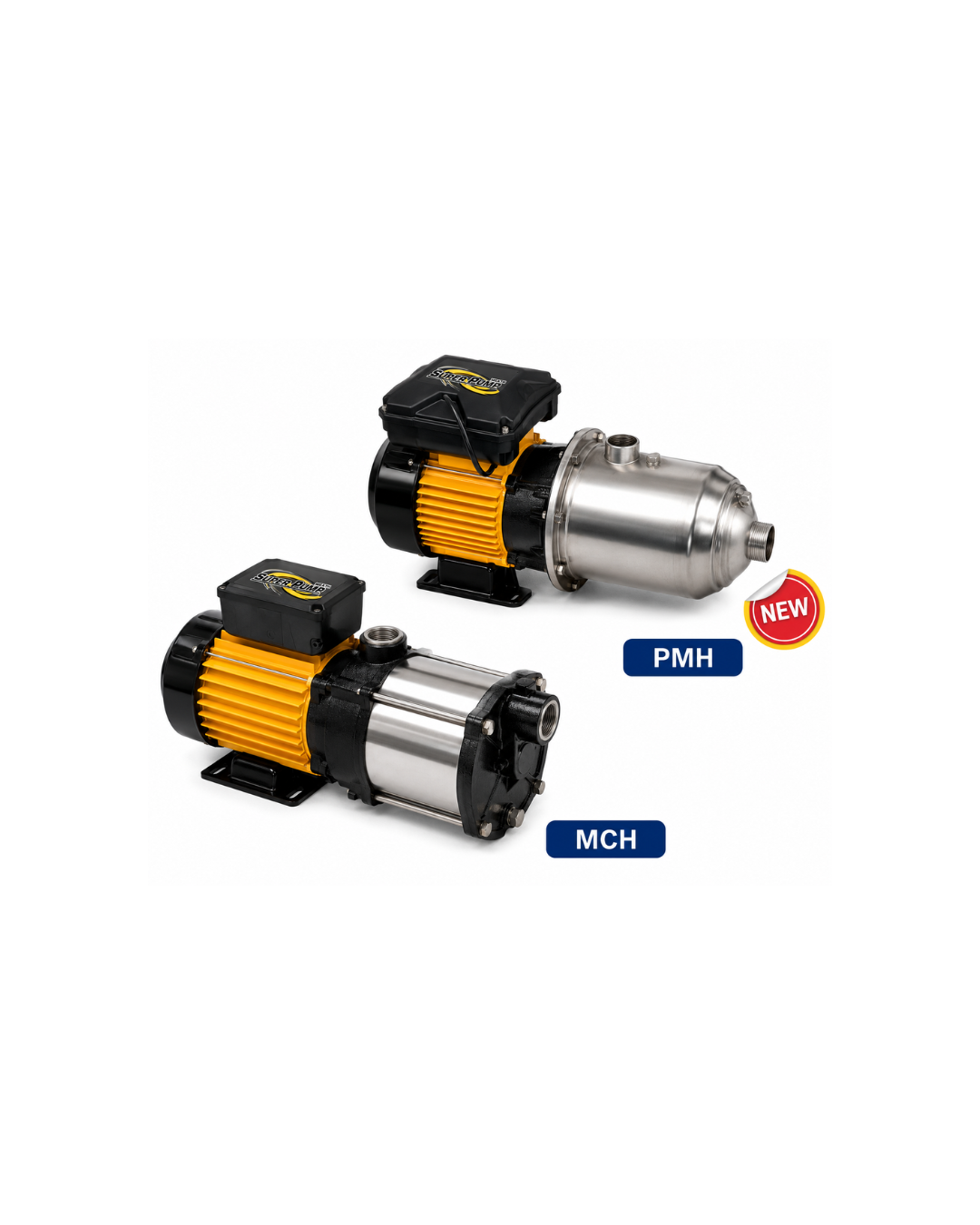 ปั๊มหอยโข่งหลายใบพัดแรงดันสูง รุ่น MCH / PMH Series (High Head Multistage Pump)