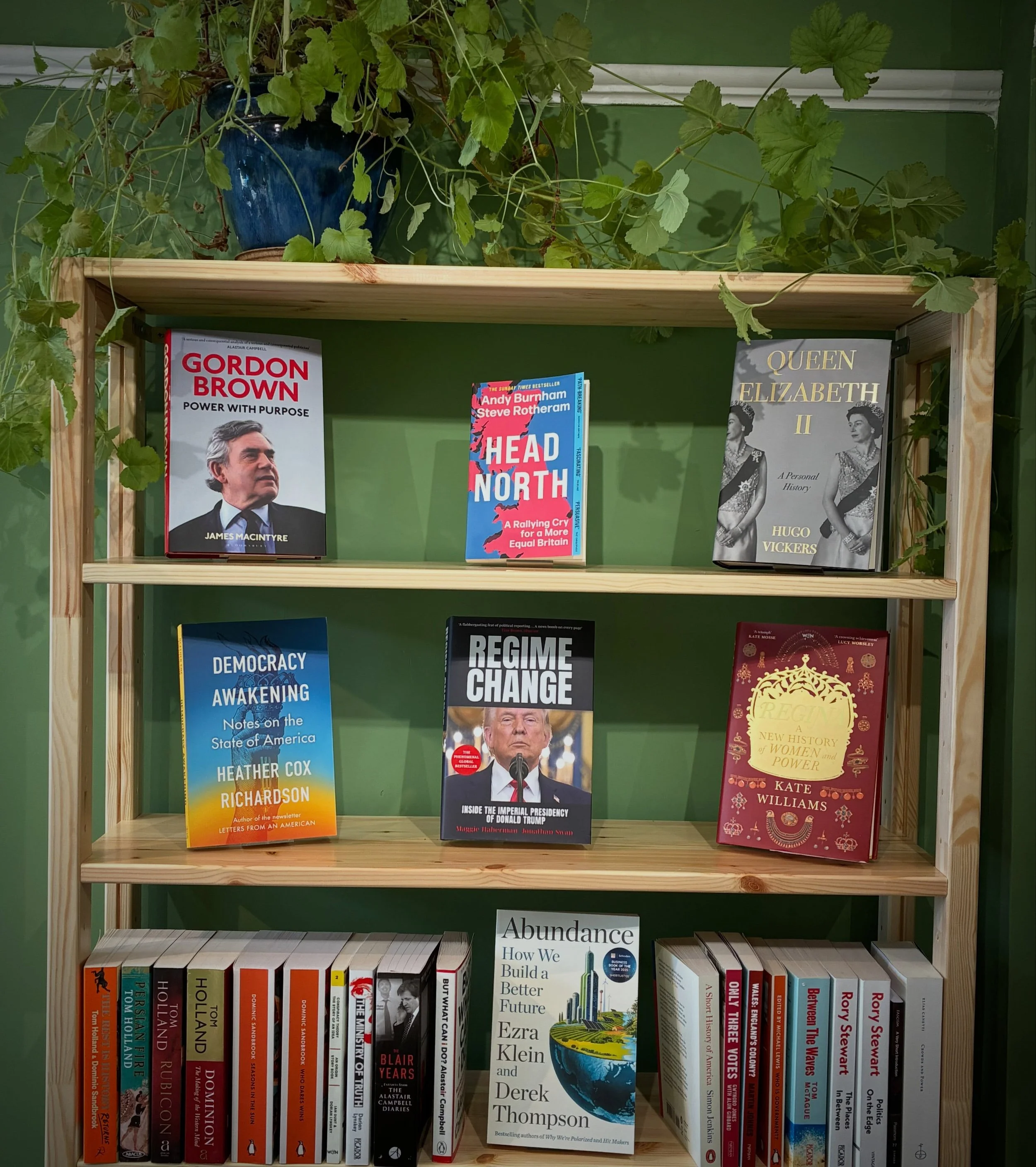 Books books books. Still room on the shelves for more so more coming. 

Also we need more plants I think as our only plant currently has been taken from a dark part of our kitchen and is feeling a little sorry for itself. 

@hugovickers @katewilliams