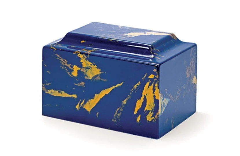 Blue & Gold Classic Cultured Marble