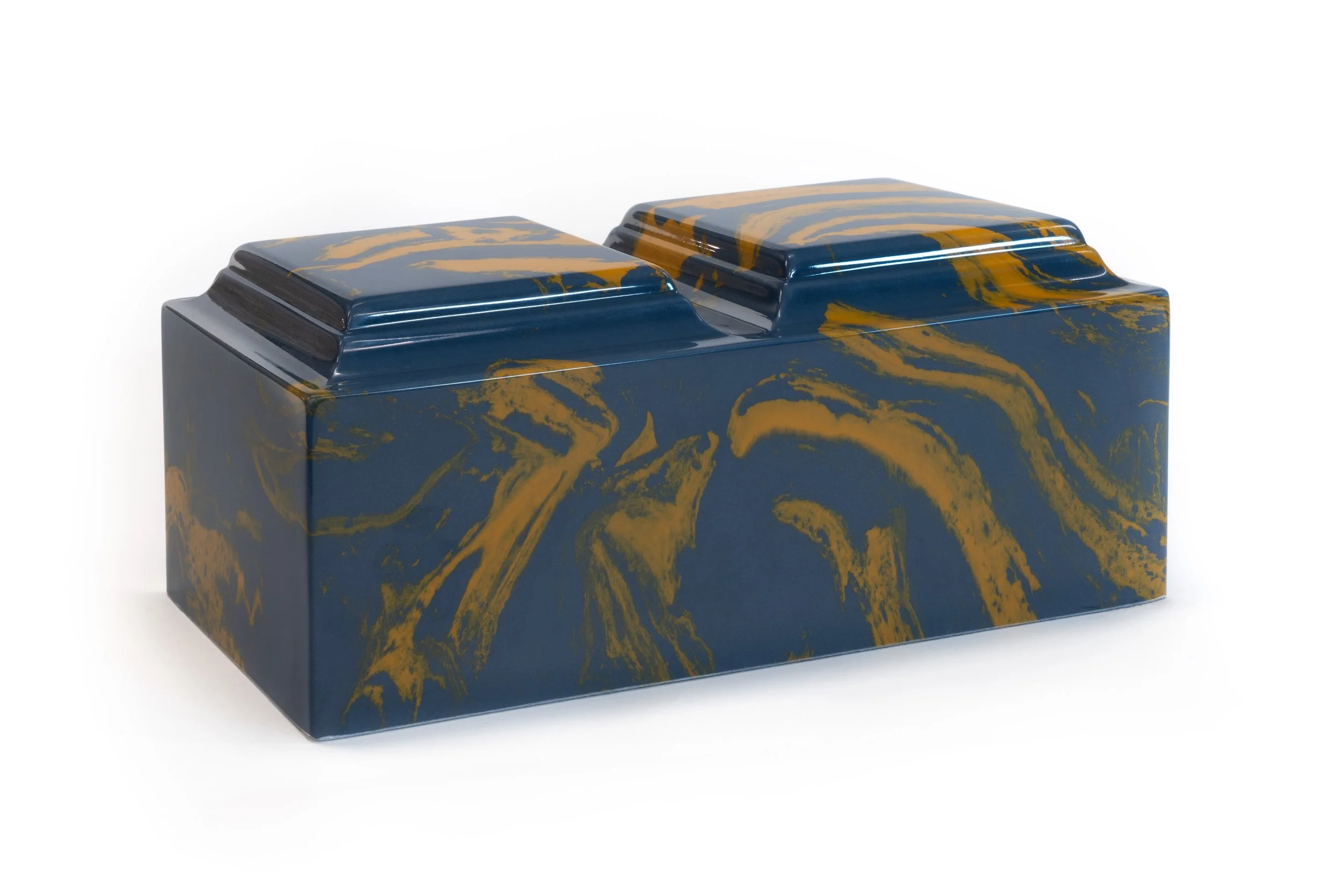 Blue & Gold Companion Cultured Marble