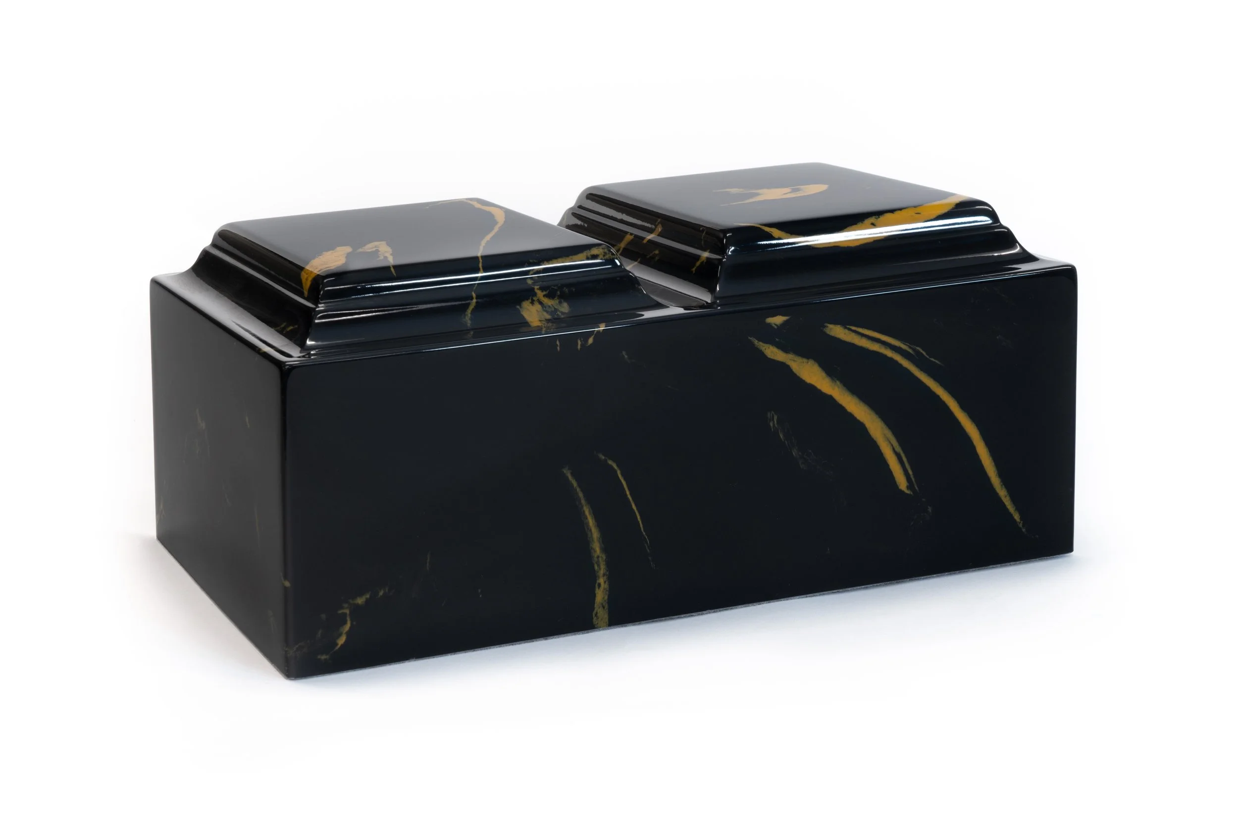 Black & Gold Companion Cultured Marble