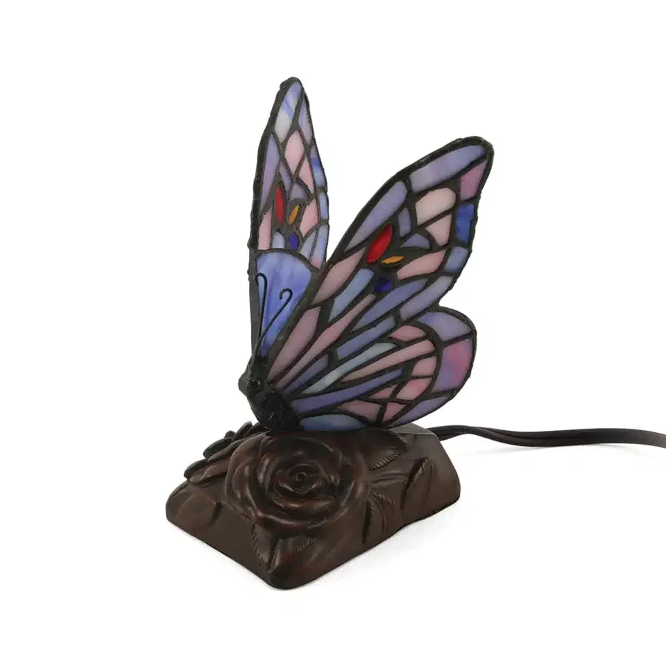 C681K Purple Butterfly Lamp Keepsake