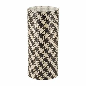 1700L Woven Naturals Palm  Black/Tan