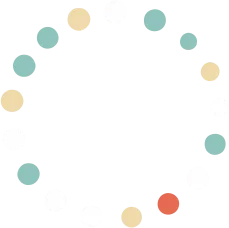 Colorful letter beads arranged in a circle with a blank center.