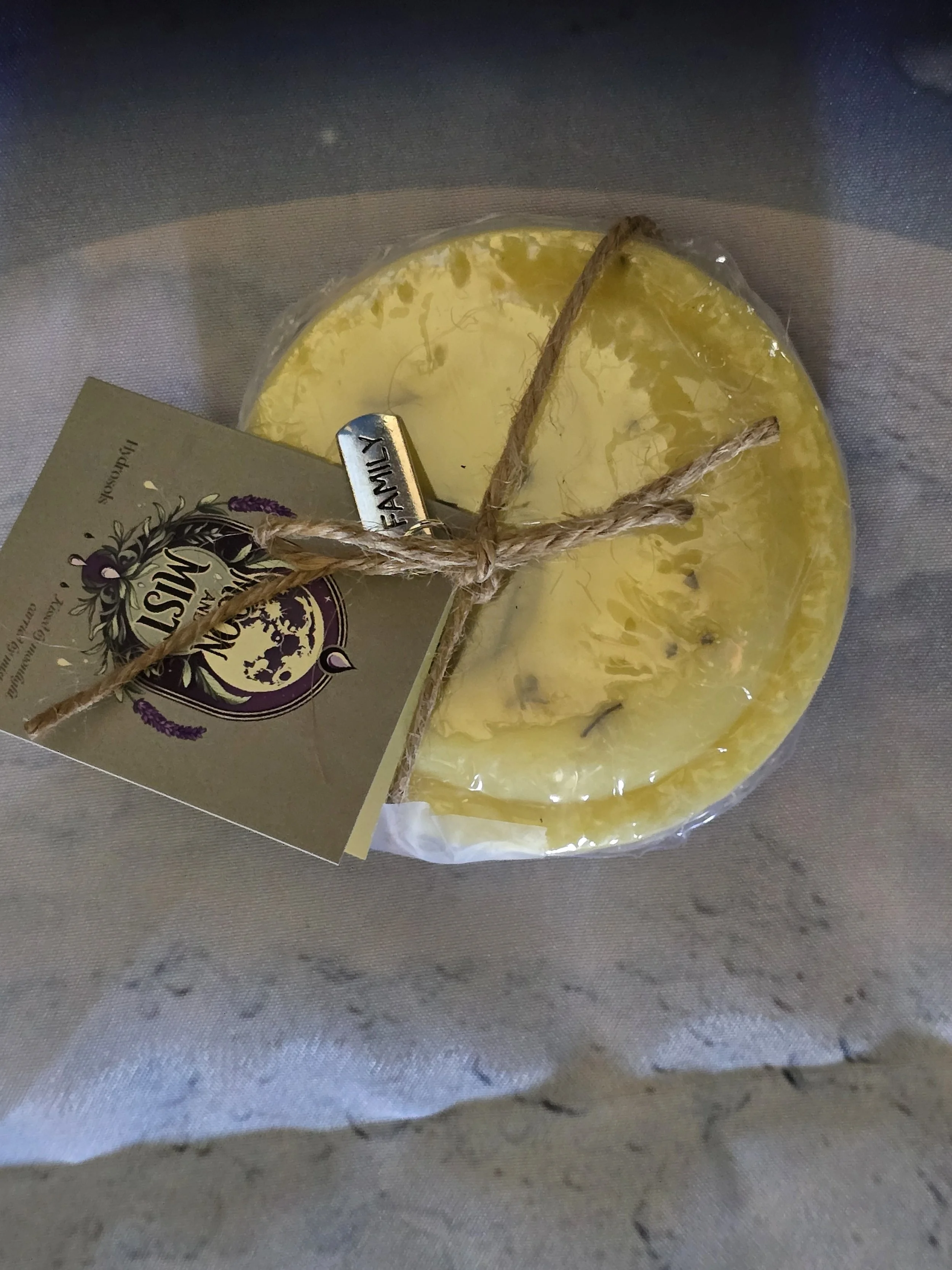 LEMON VERBENA HYDROSOL SOAP ROUND