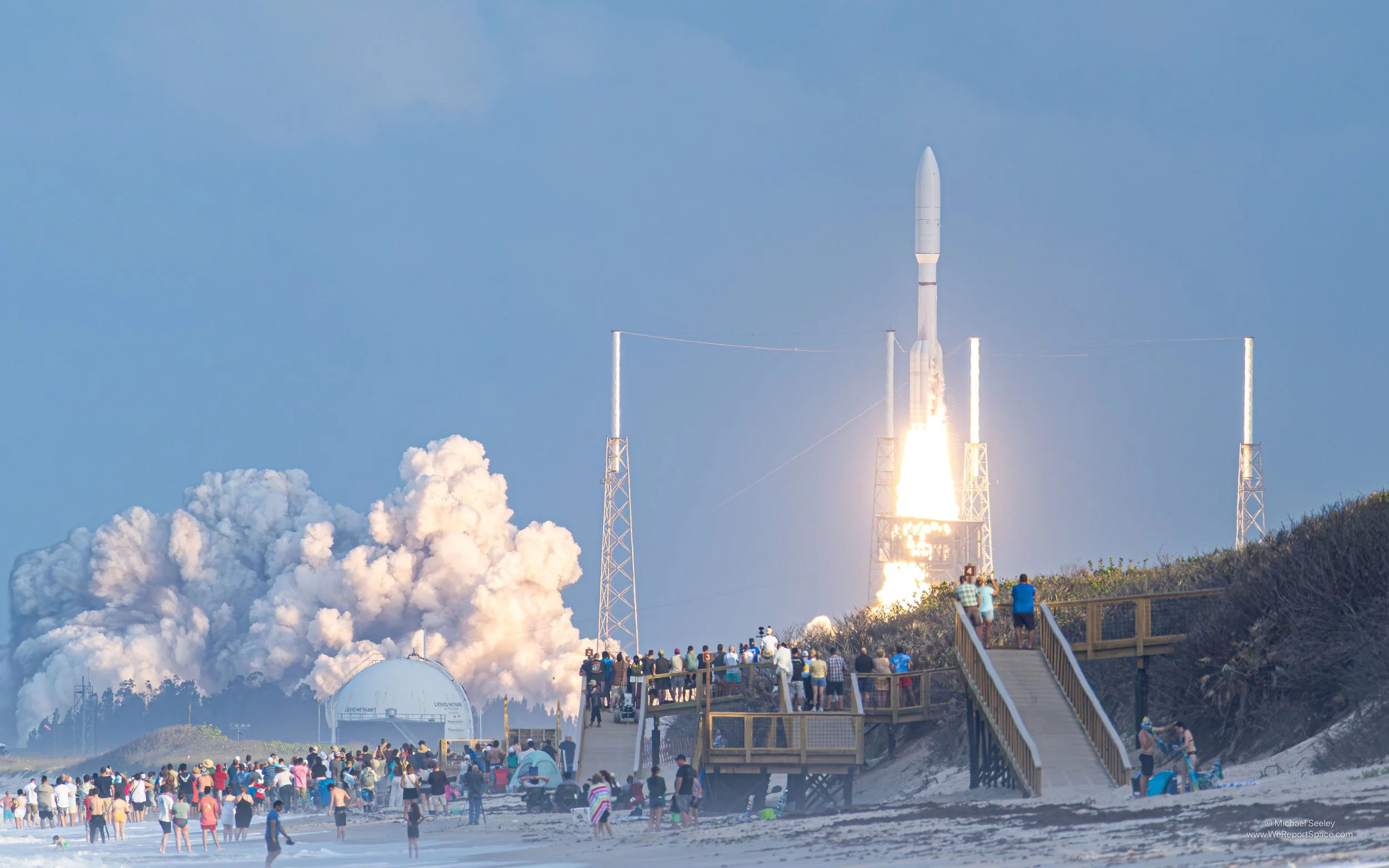 A Day After Looking Back, ULA Takes a Step Forward: First Vulcan Stacks for Amazon's Constellation