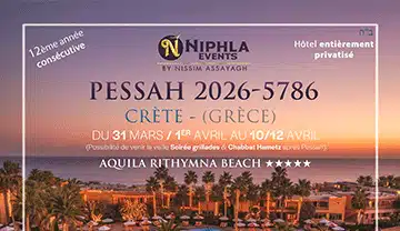 Niphla Events Passover Program 2026 in Crete, Greece