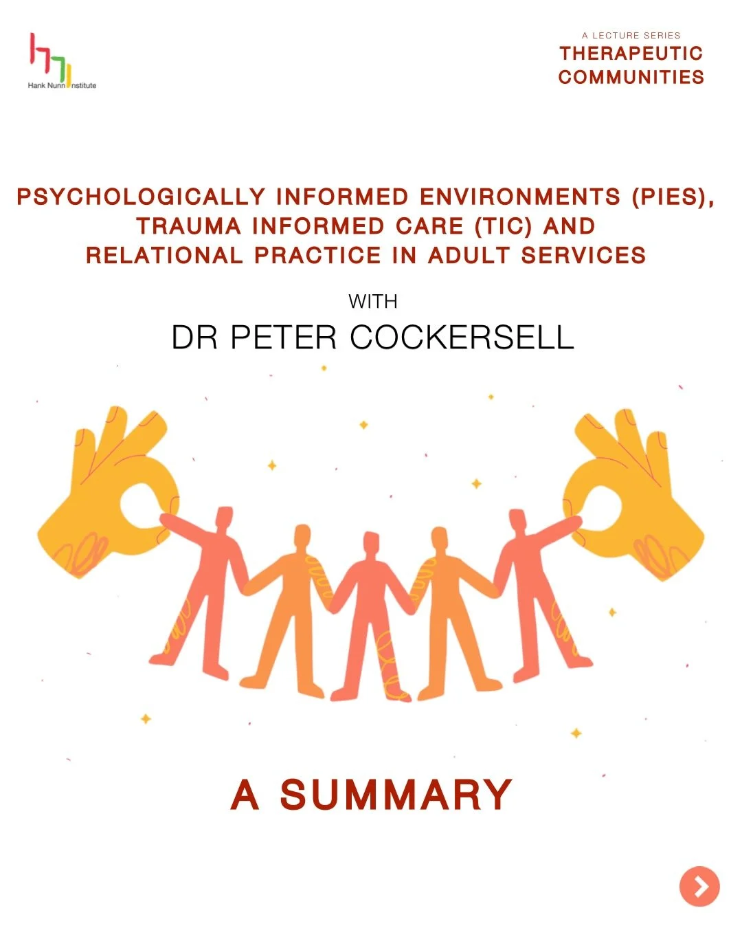 What does it mean for spaces and services to be psychologically and trauma informed? Read on as we revisit Dr Peter&rsquo;s lecture, where we spoke about the shift that is needed in the questions we ask, and the ways in which we approach the service 