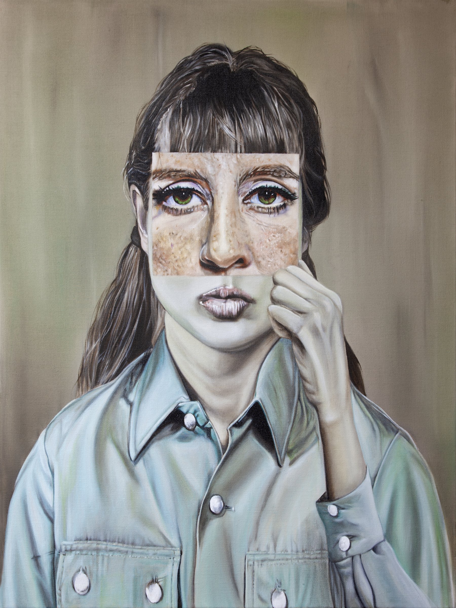 Mask No. 1  •  30 x 40" • Oil on linen • Available