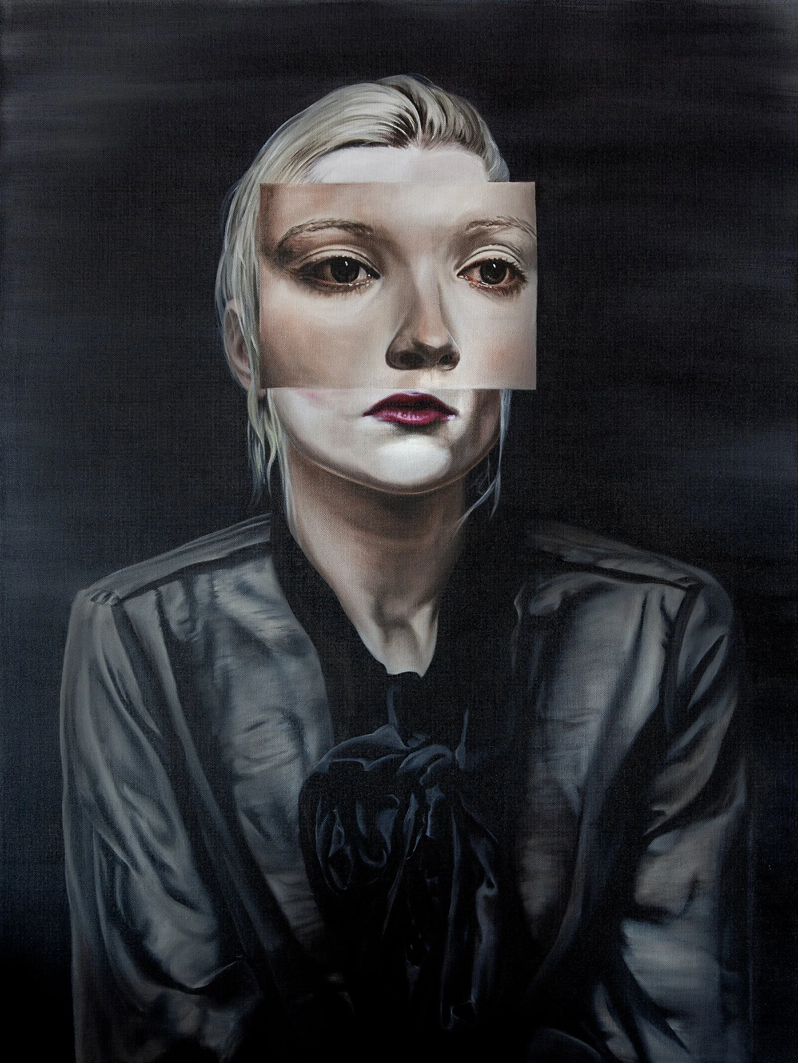 Mask No. 4  •  30 x 40" • Oil on linen • Sold