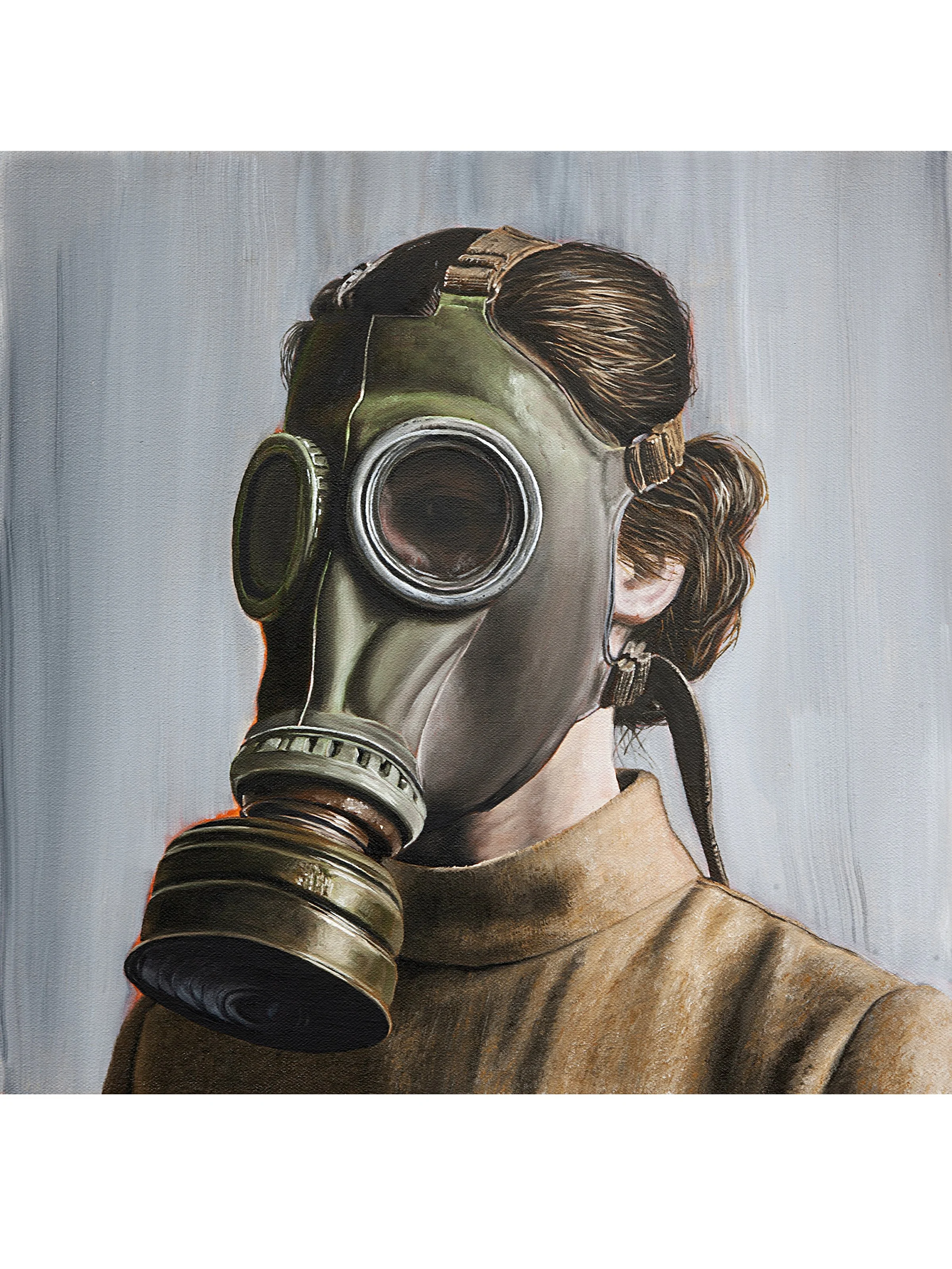 Mask No. 26 •  16 x 16" • Oil on linen • Available