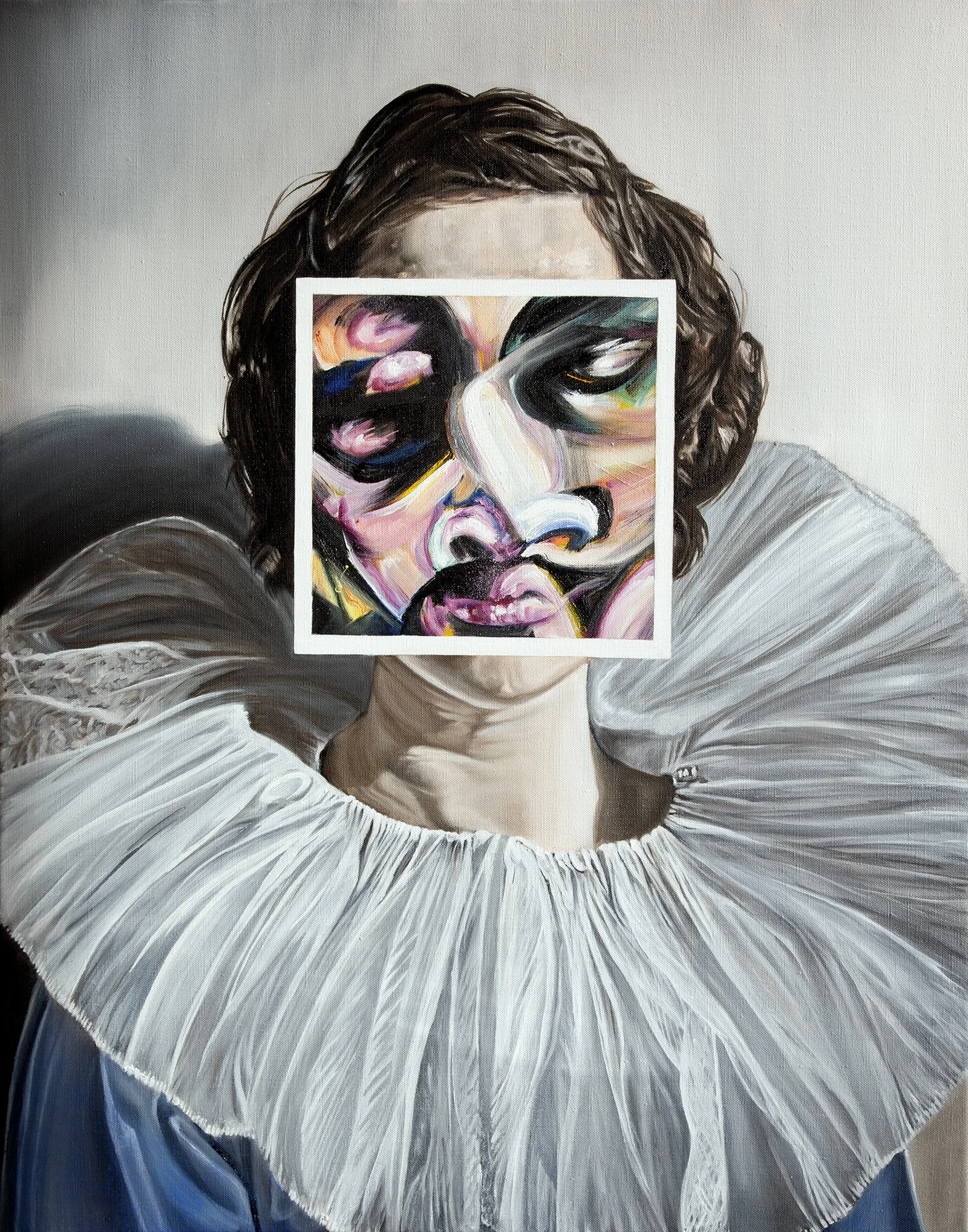 Mask No. 20  •  24 x 30" • Oil on linen • Available