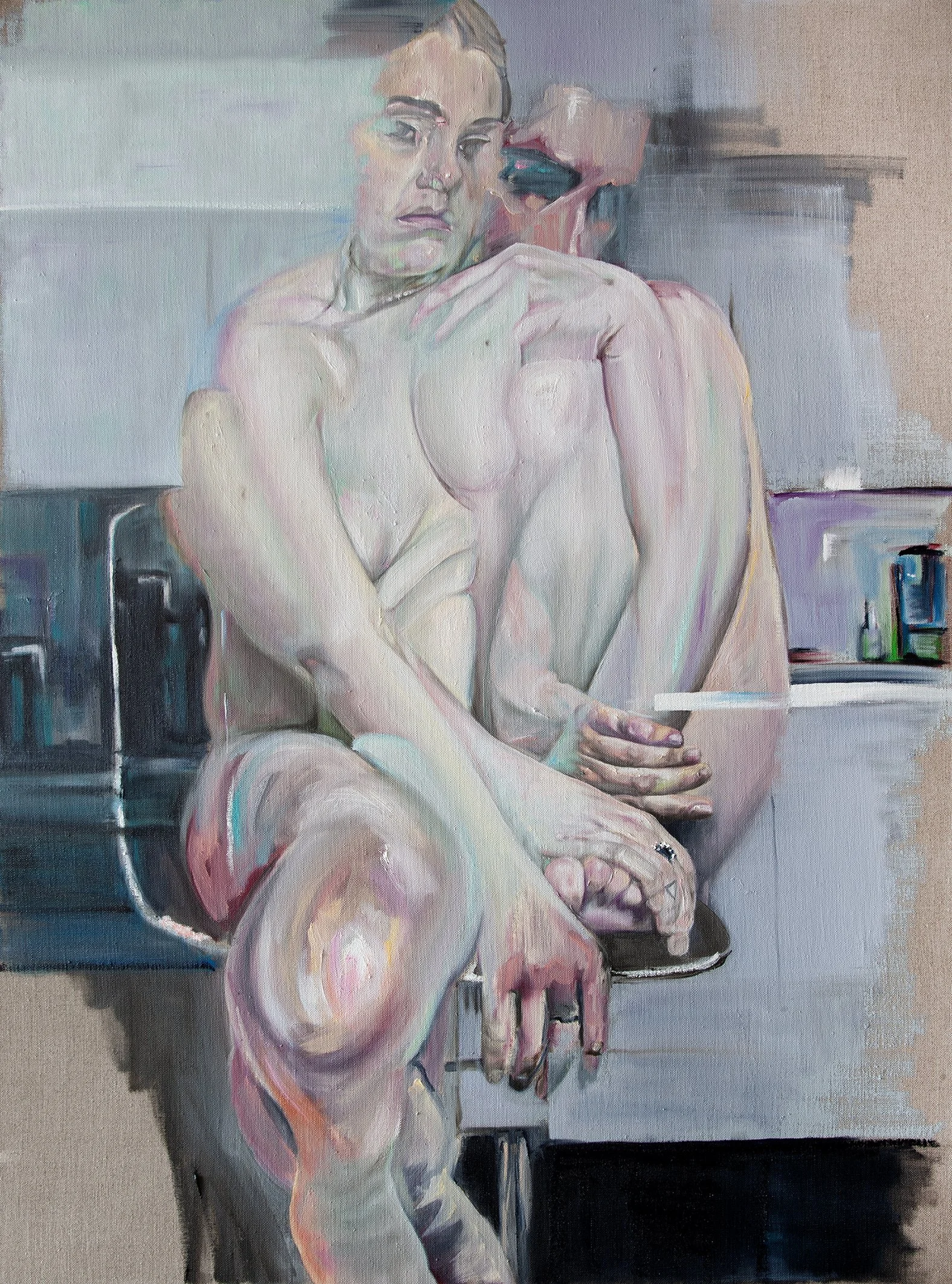 CHAIR No. 1 •  30 x 40" • Oil on linen • Available