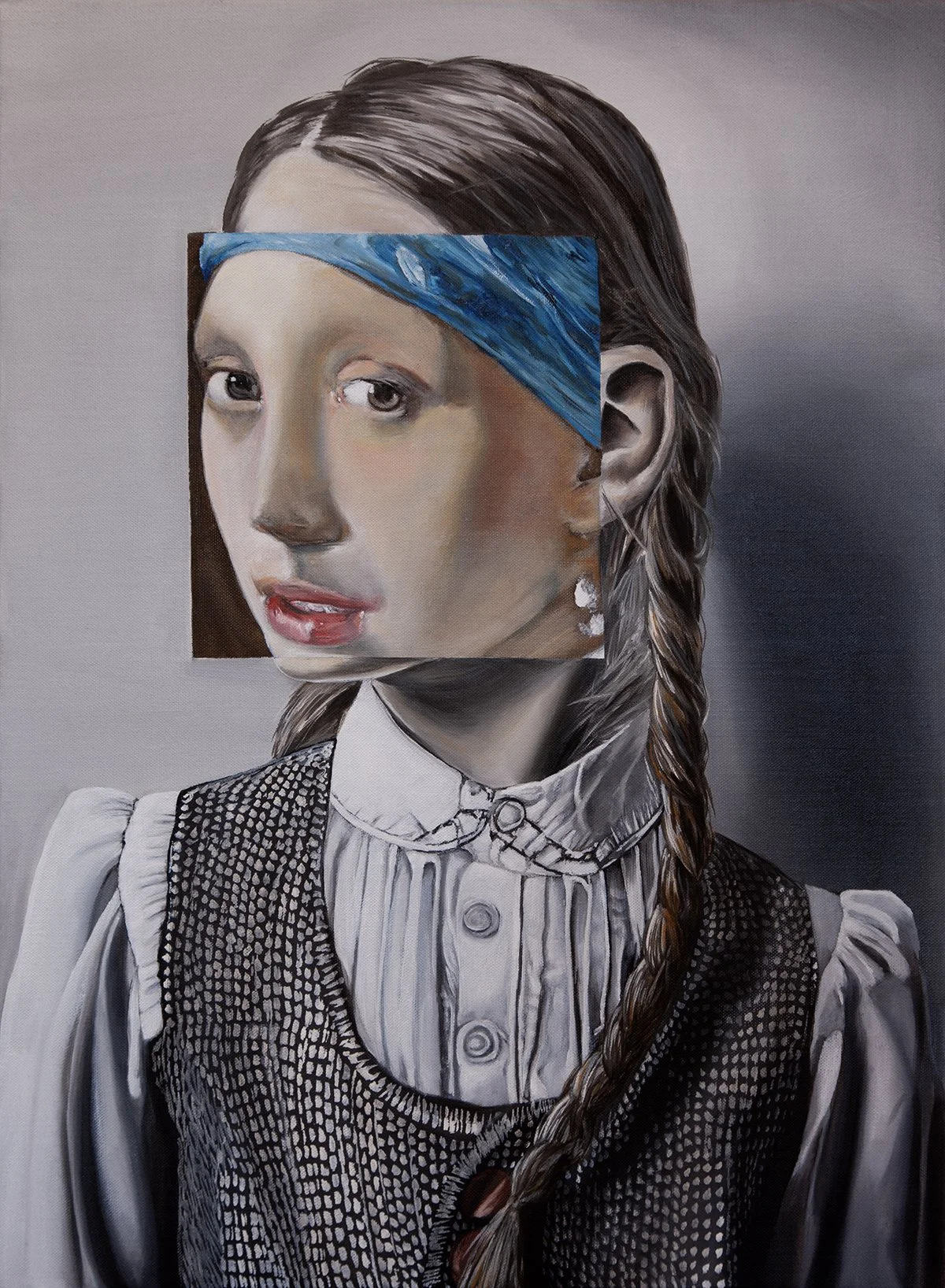 Mask No. 23  •  18 x 24" • Oil on linen • Available