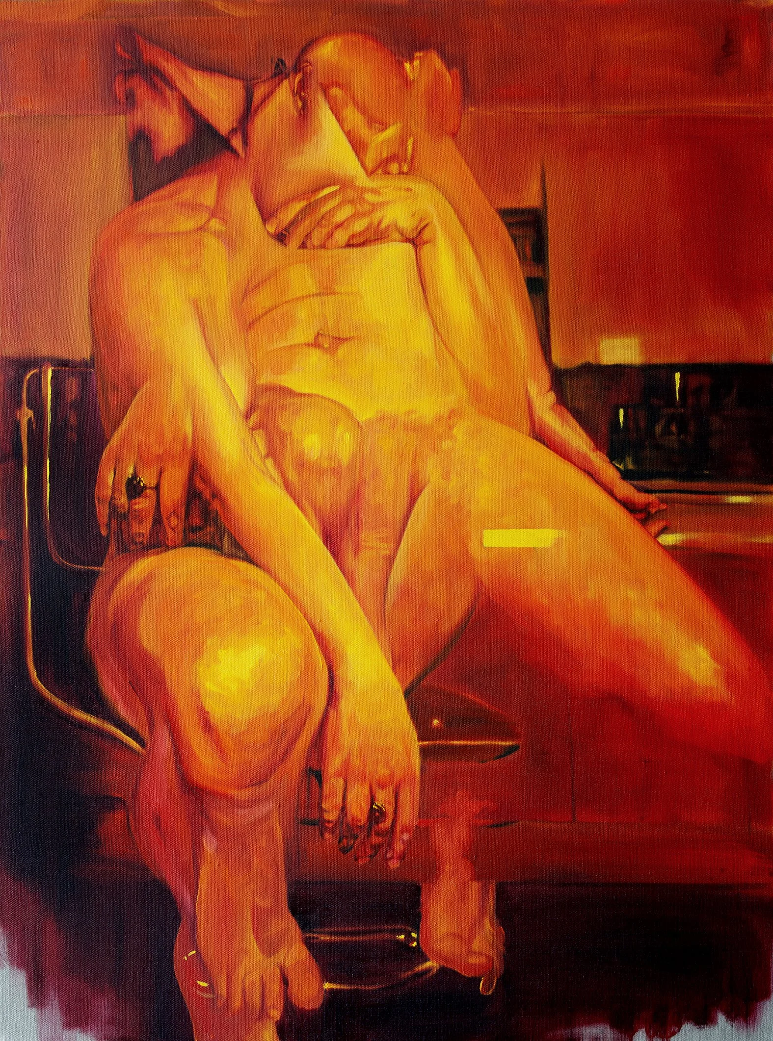 CHAIR No. 5 •  30 x 40" • Oil on linen • Available