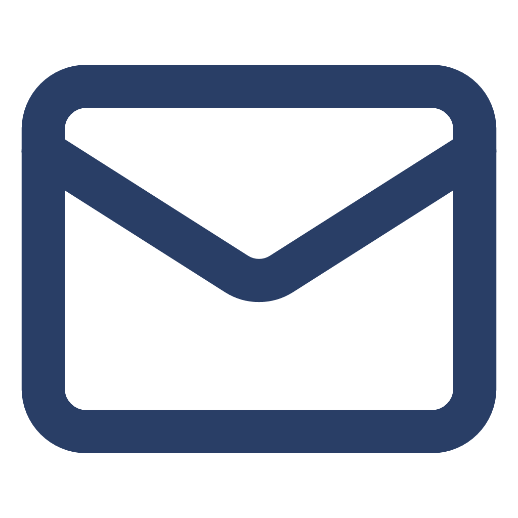 Icon of a closed envelope representing email or message.