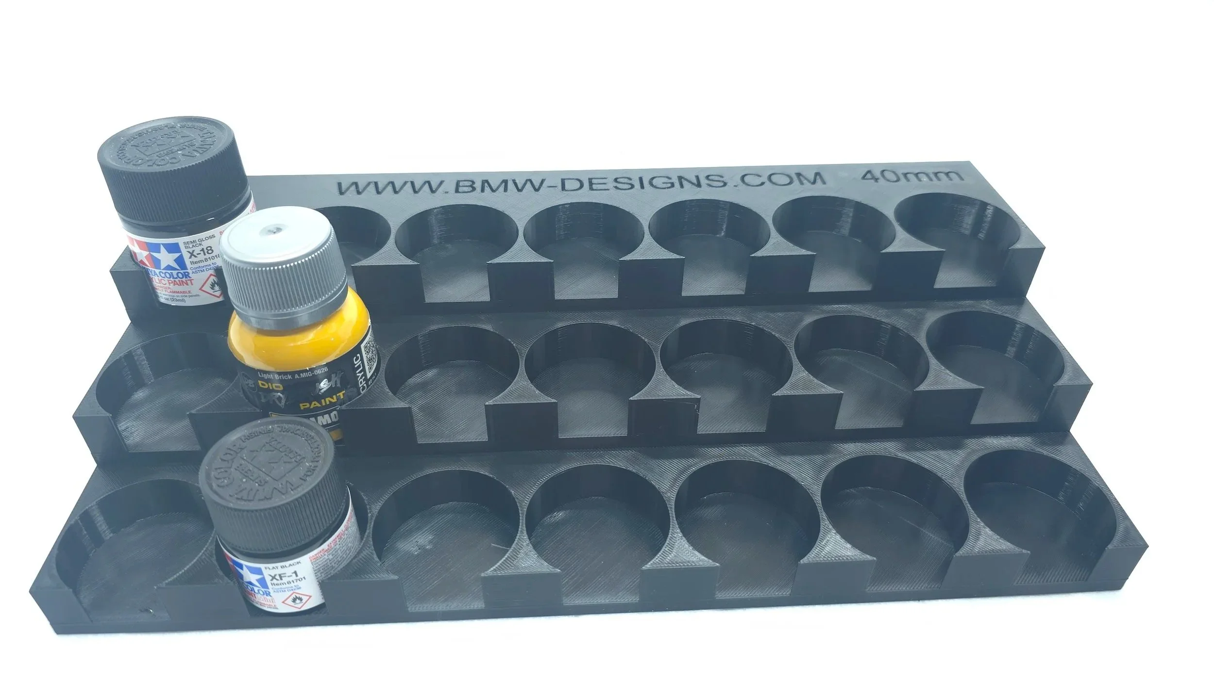 BMW Designs 21 slot 40mm paint rack
