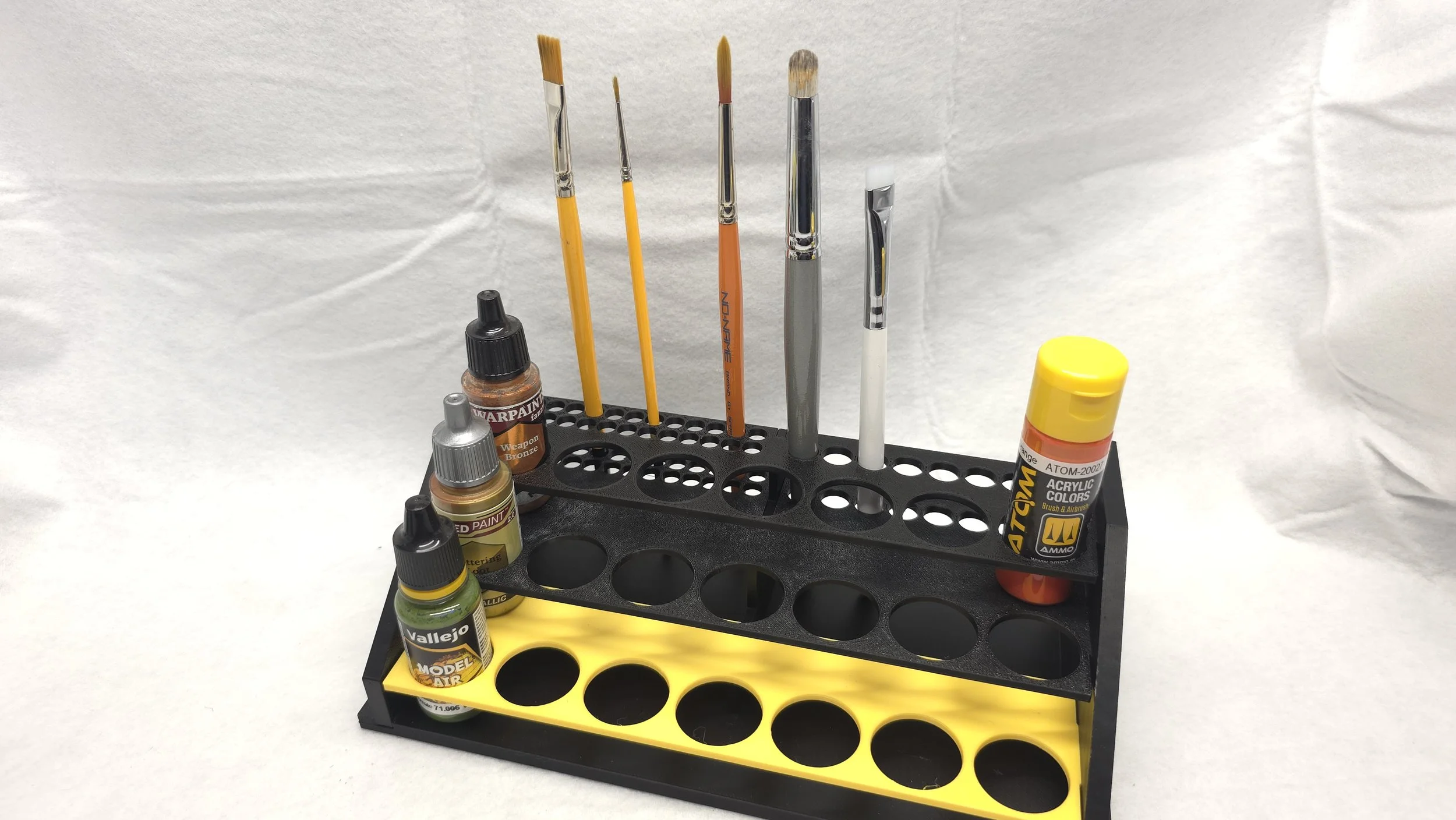 BMW Designs Modular paint rack.