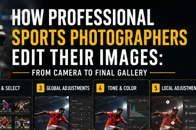 How Professional Sports Photographers Edit Their Images: From Camera to Final Gallery