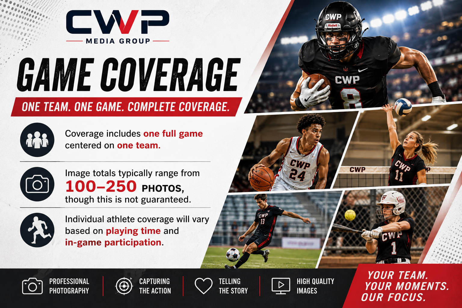 Full Game Coverage (Single Team Focus)–