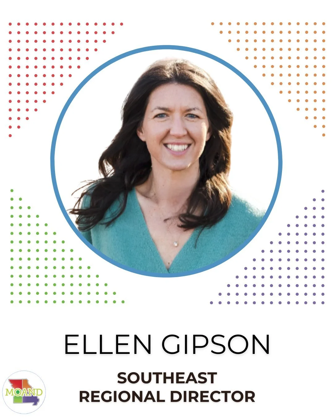 We're excited to welcome your 2026-2027 Regional Directors!

Southeast Regional Director: Ellen Gipson MA, RDN, LD