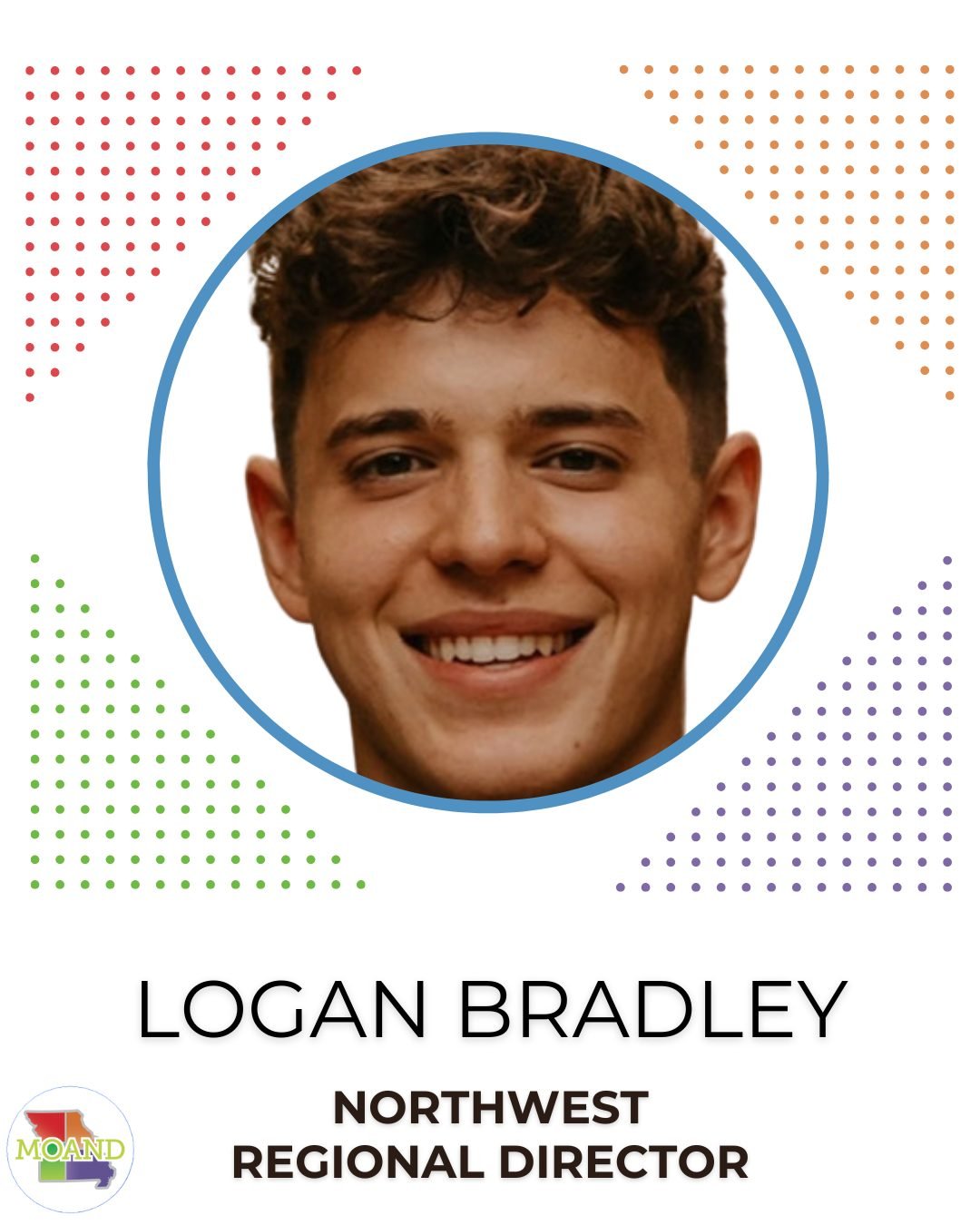 We're excited to welcome your 2026-2027 Regional Directors!

Northwest Regional Director: @williambradley01 
Logan Bradley MS, RD