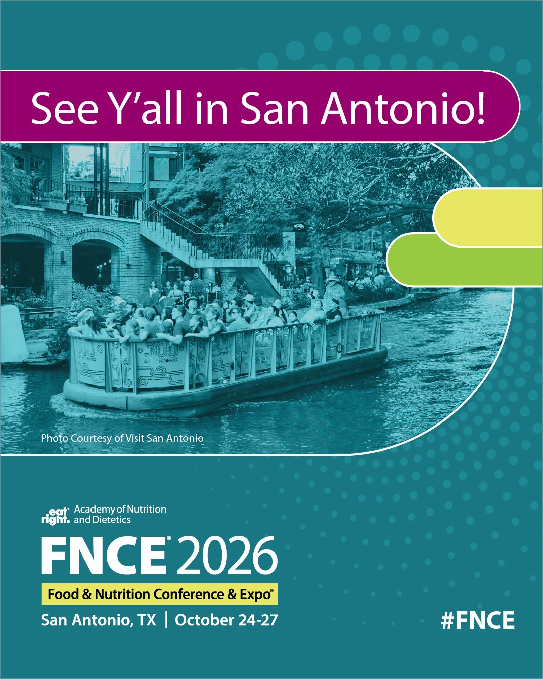 Big plans this October! We're off to San Antonio for #FNCE 2026, and couldn't be more thrilled! 🤩 It's a fantastic opportunity to learn, meet fellow nutrition and dietetics professionals, and gather tons of inspiration. Drop a comment if you'll be t