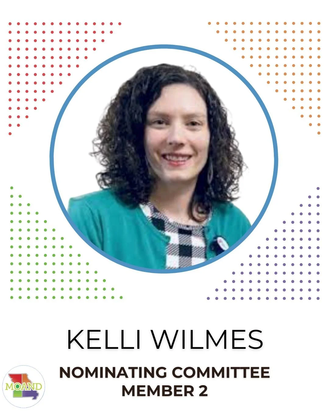 We're excited to welcome your 2026-2027 Nominating Committee!

Nominating Committee Member 2: @kelliwilmes 
Kelli Wilmes, RD, LD