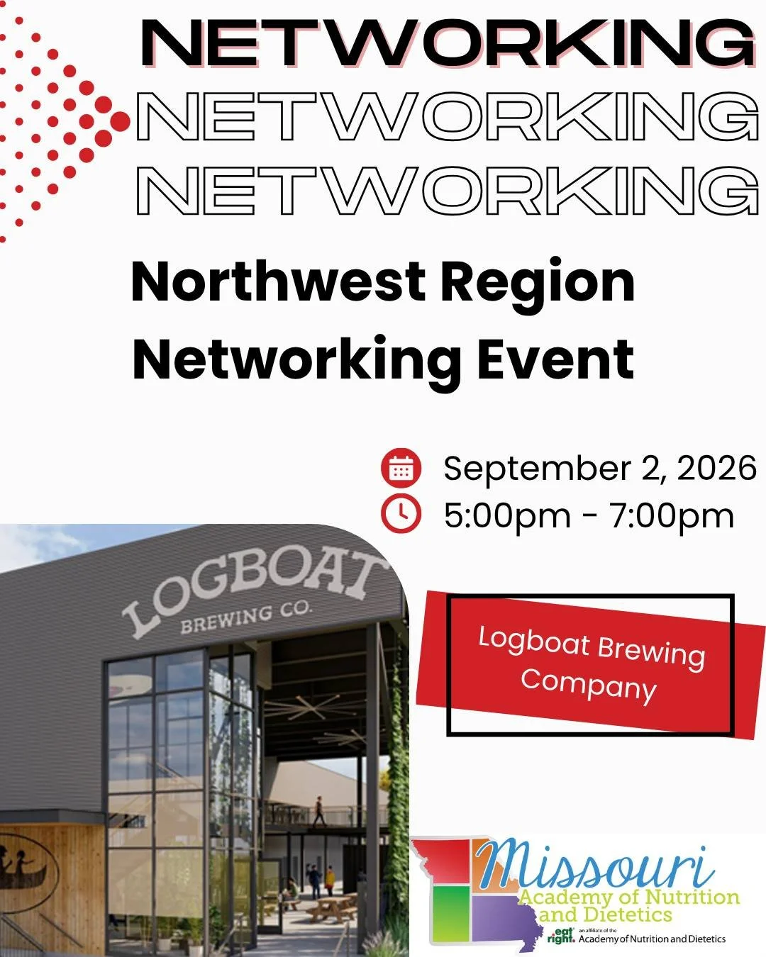Kick off the new MOAND Northwest Region year with an evening of networking, pizza, and great conversation at Logboat Brewing Company! Connect with fellow dietitians, nutrition professionals, interns, and students while enjoying a relaxed atmosphere a