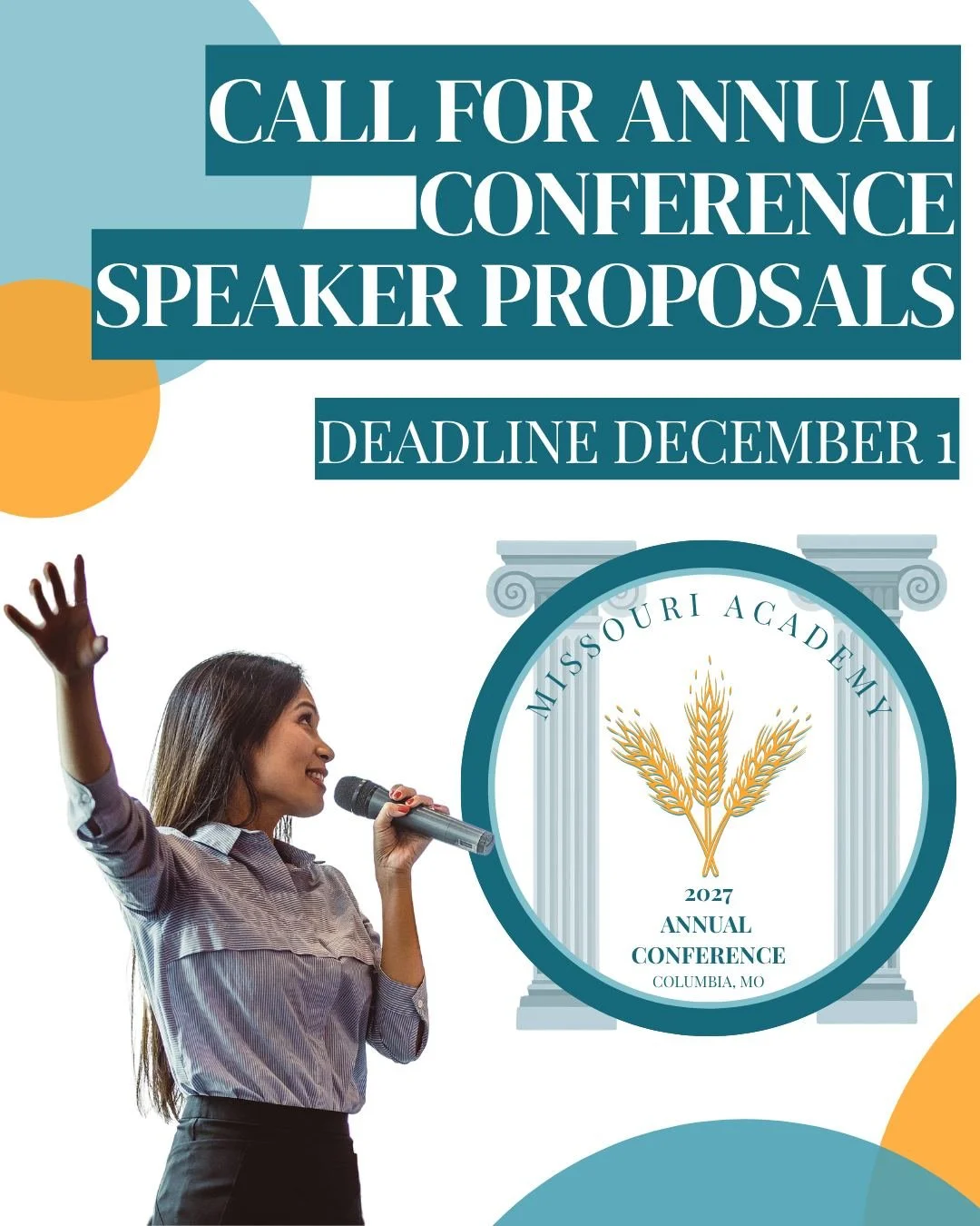 The MOAND Annual Conference Planning Committee is currently accepting
speaker proposals for the 2027 Annual Conference which planned for April 10th at The Broadway Hotel in Columbia, MO. 

In exchange for your presentation, we offer the following spe