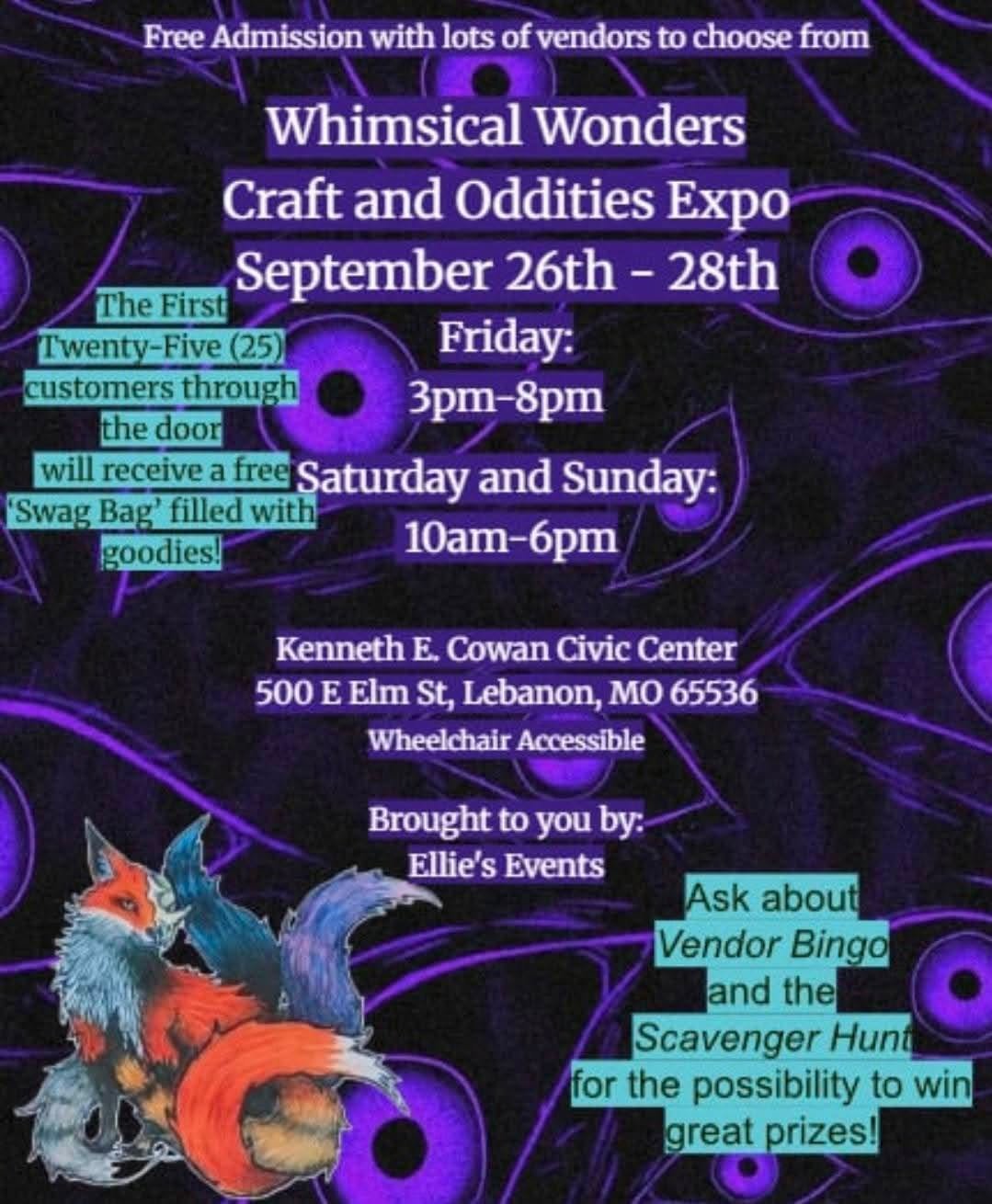 Whimsical Wonders Craft And Oddities Expo